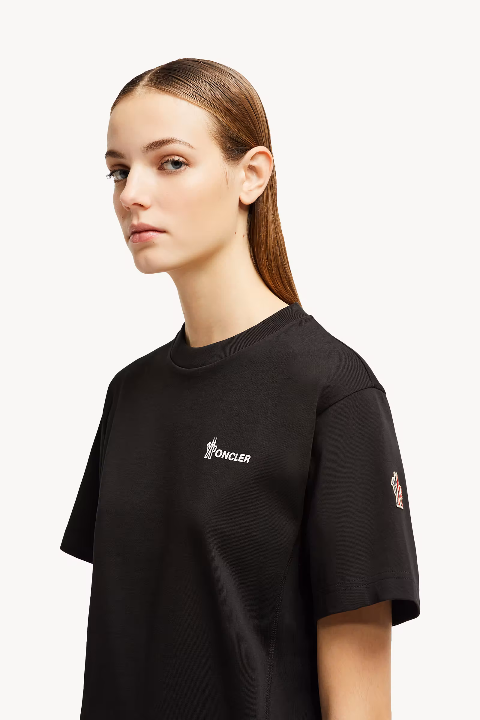 Embossed Logo Cotton T-Shirt