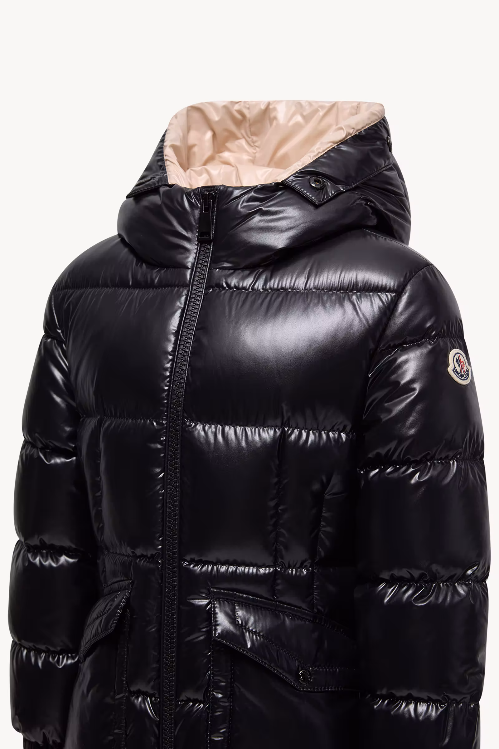 Aruna Shearling-Trimmed Hooded Down Jacket