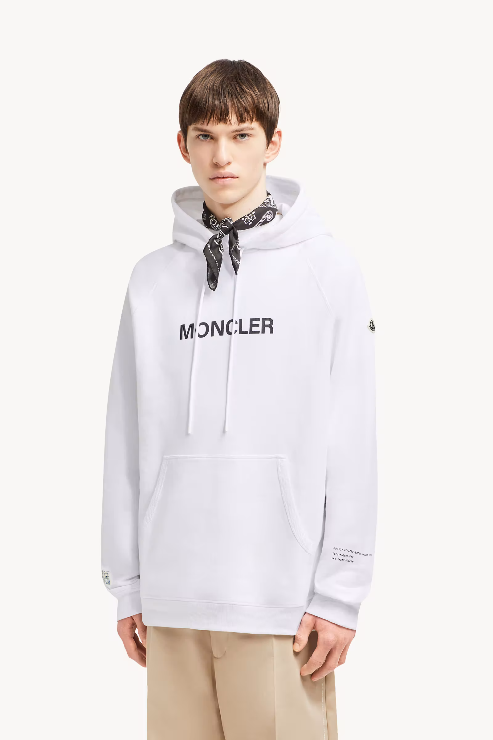 Moncler x FRGMT Cartoon Logo Cotton Hoodie