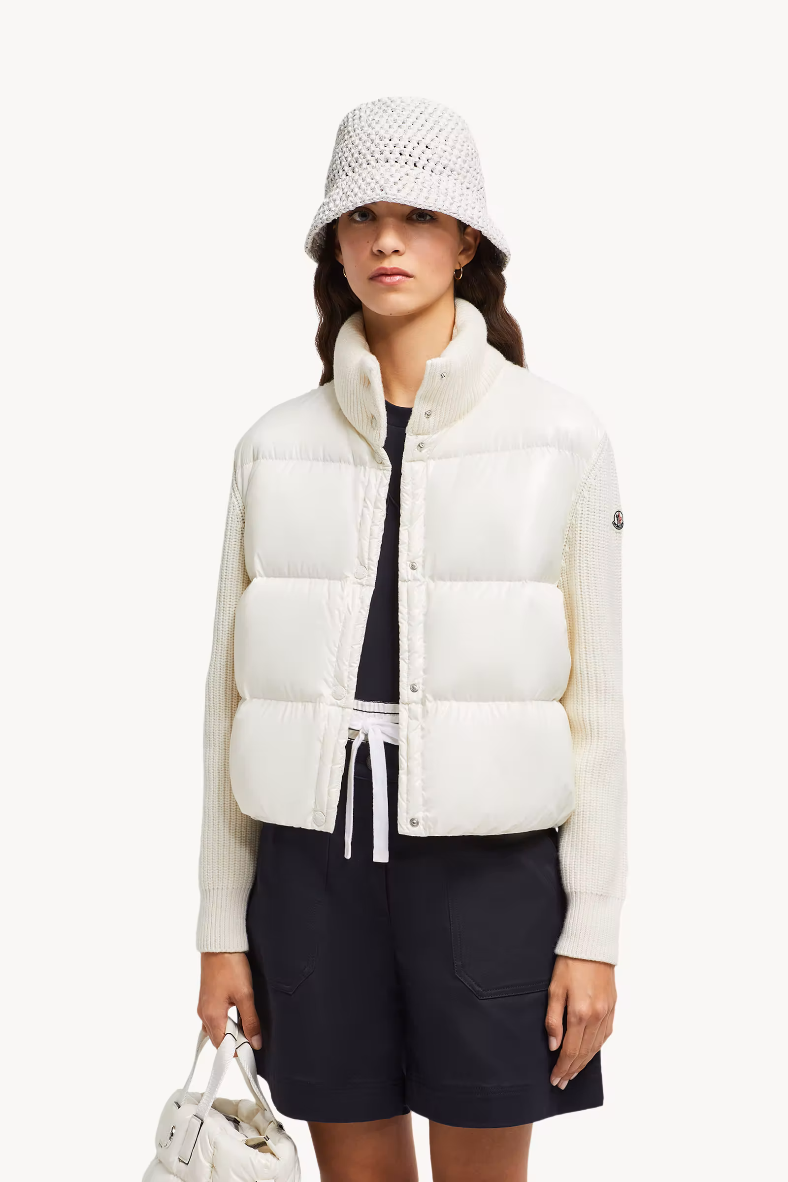 Padded Wool Cardigan