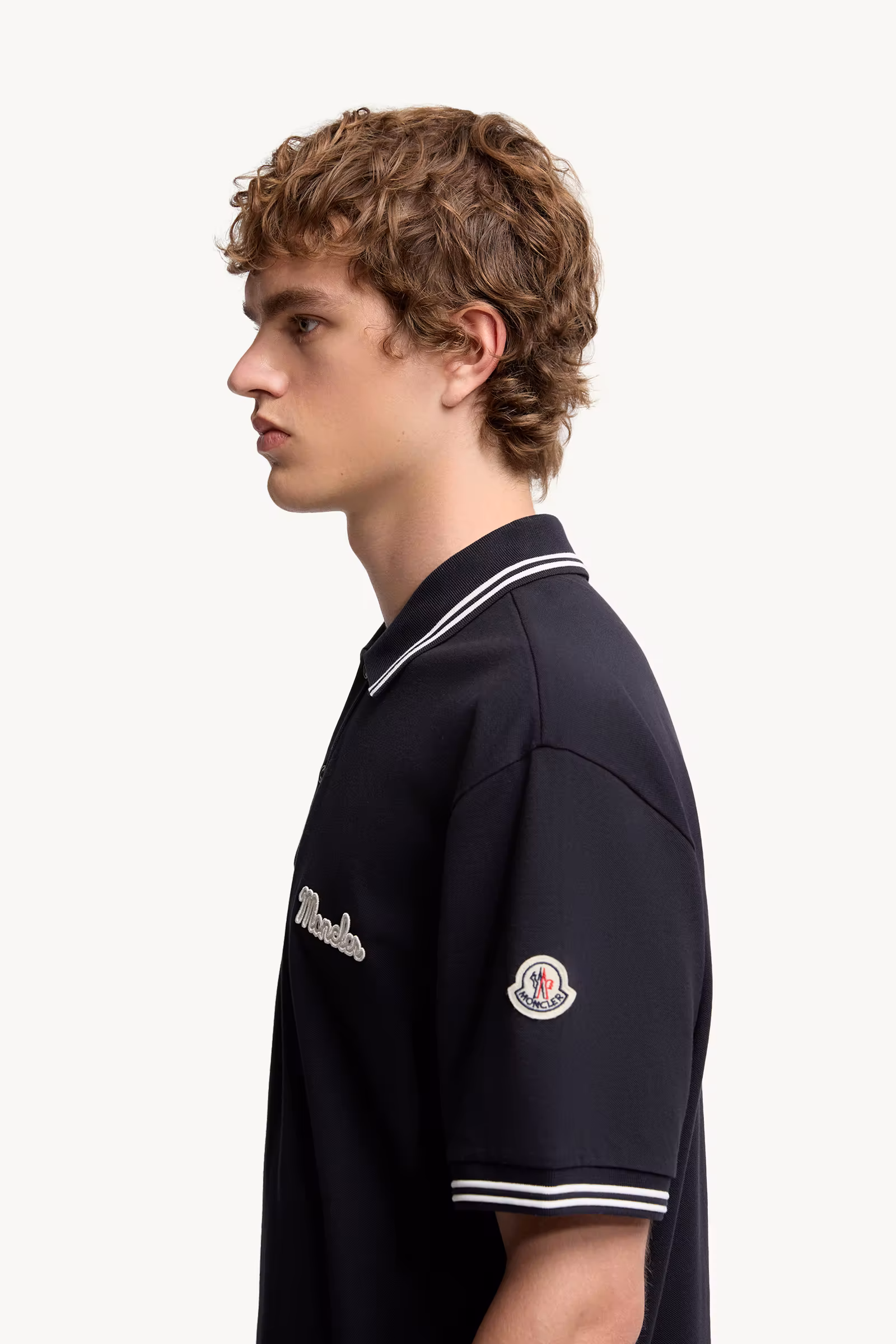 Embroidered Logo Cotton Piquet Polo Shirt