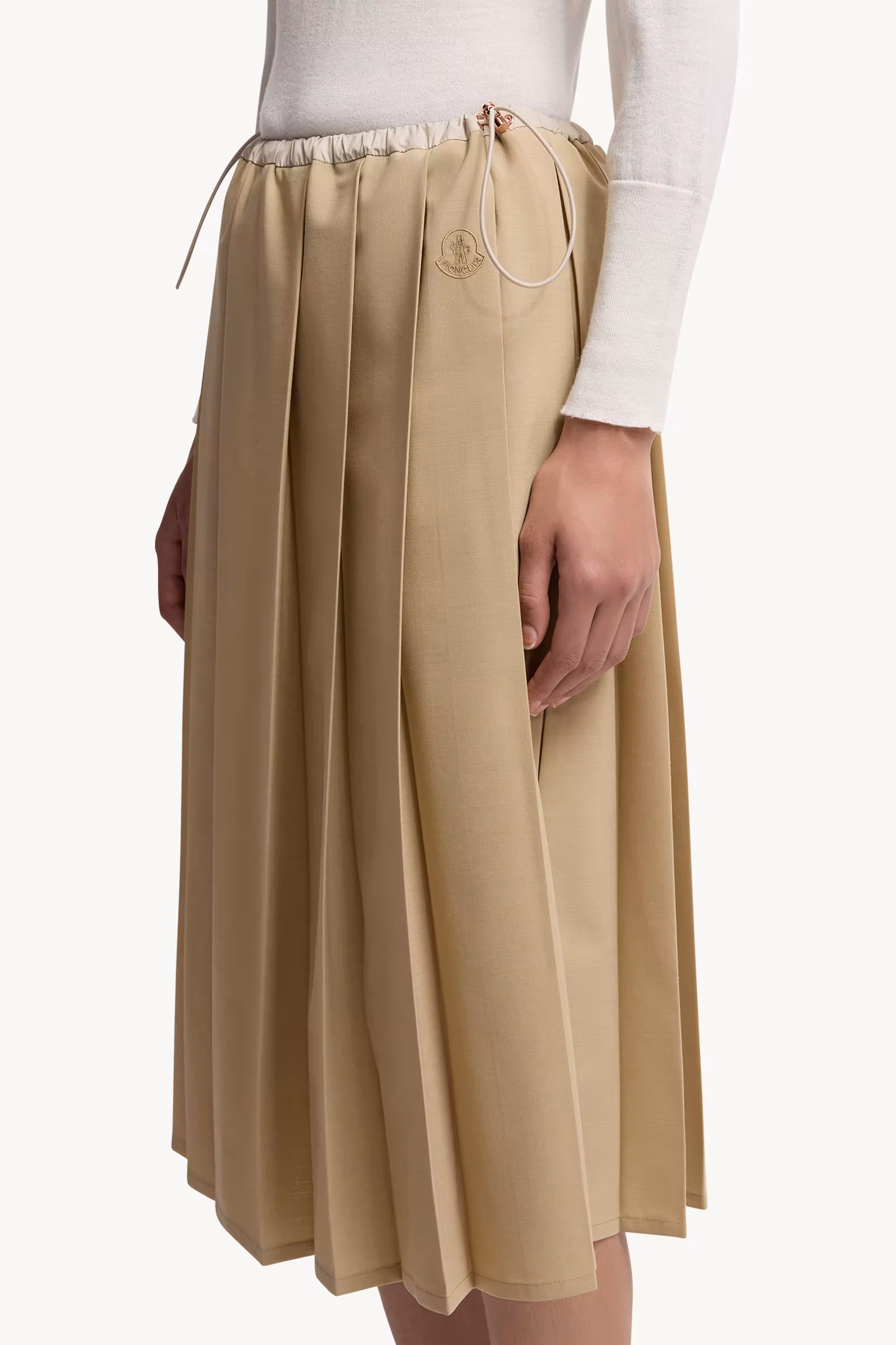 Pleated Midi Skirt
