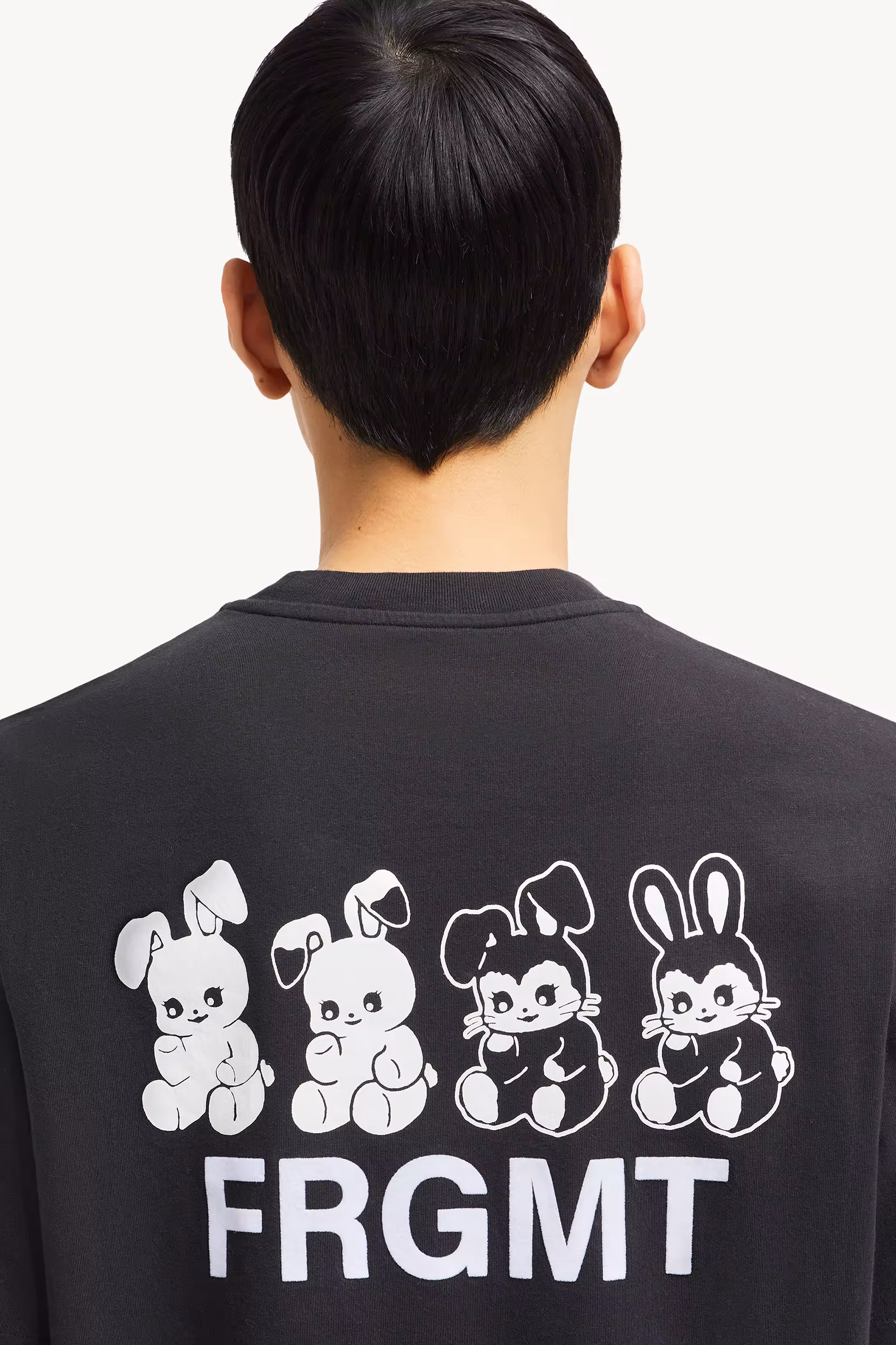 Moncler x FRGMT Cartoon Logo Cotton T-Shirt
