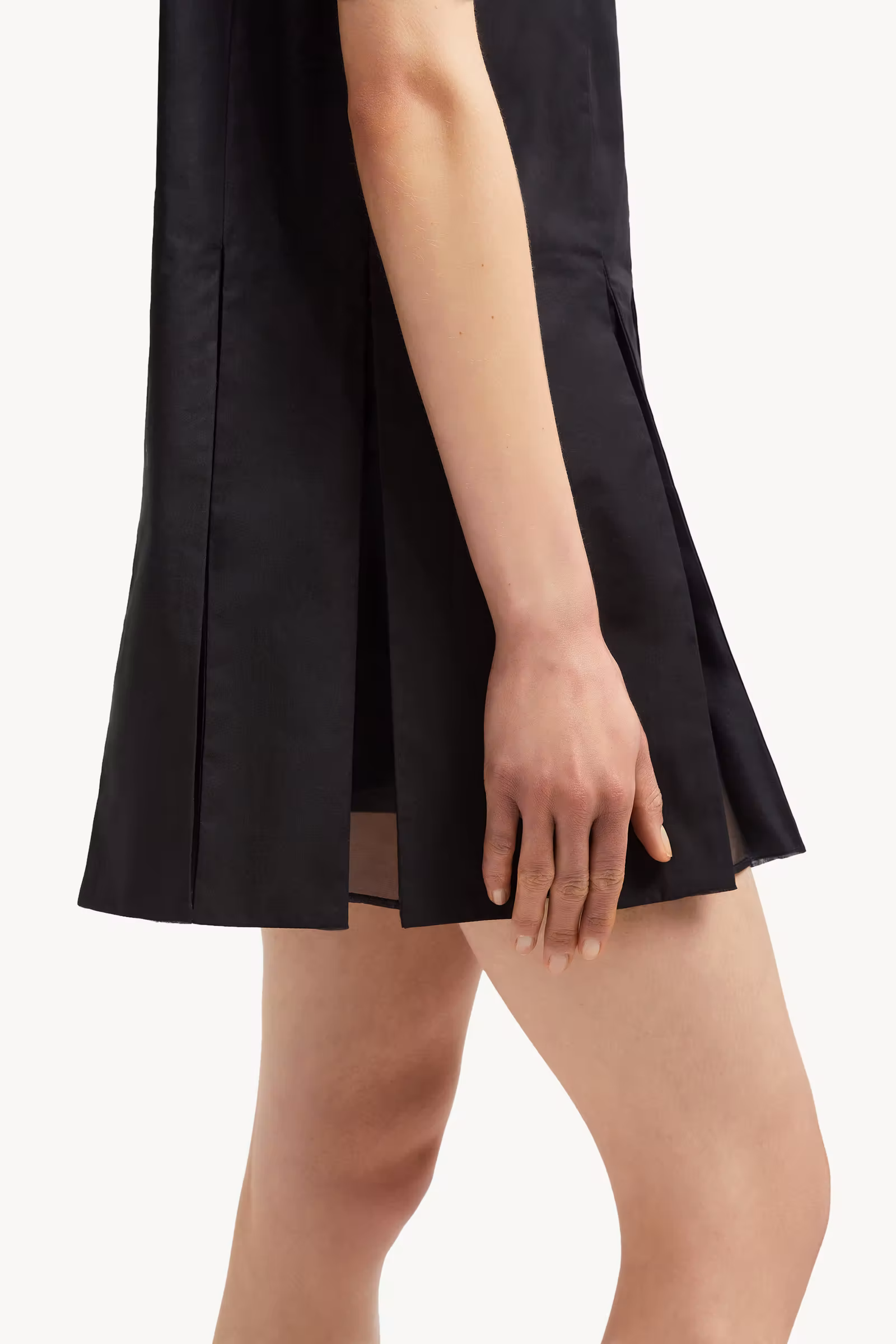 Cotton & Silk Mini Shirt Dress