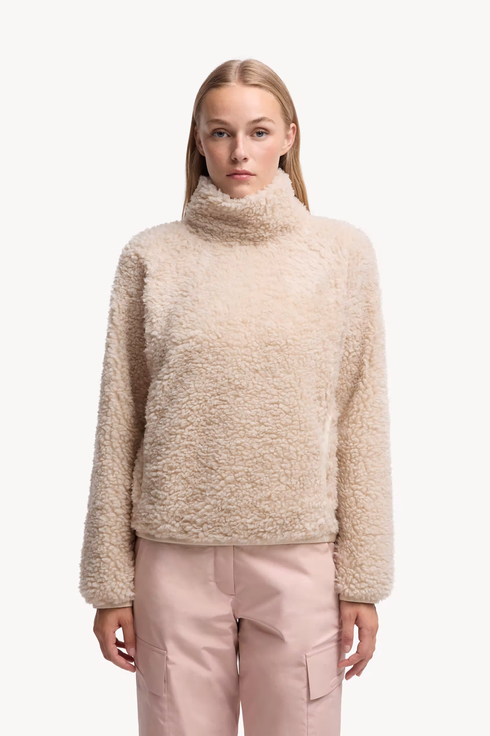 Teddy Turtleneck Sweatshirt