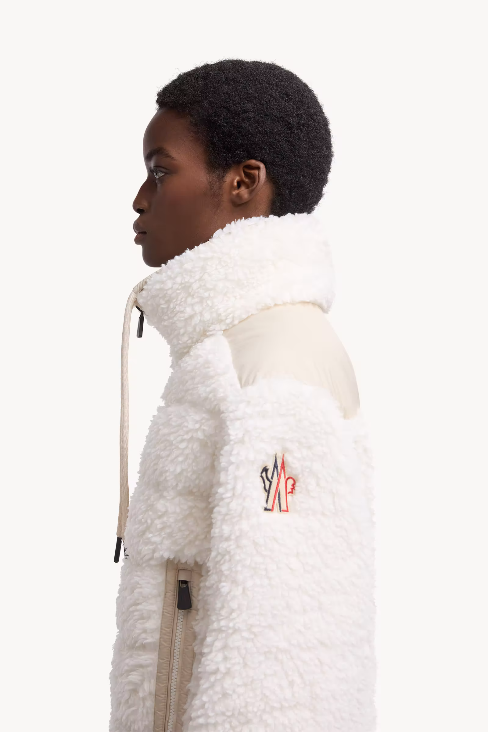 Padded Teddy Zip-Up Cardigan