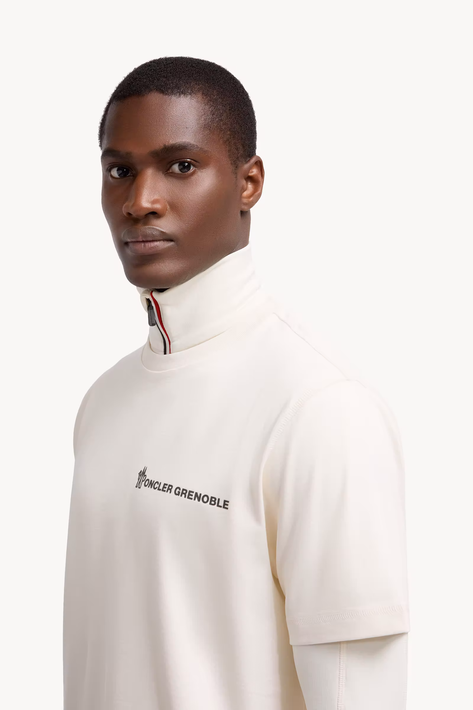 Embossed Logo Cotton T-Shirt