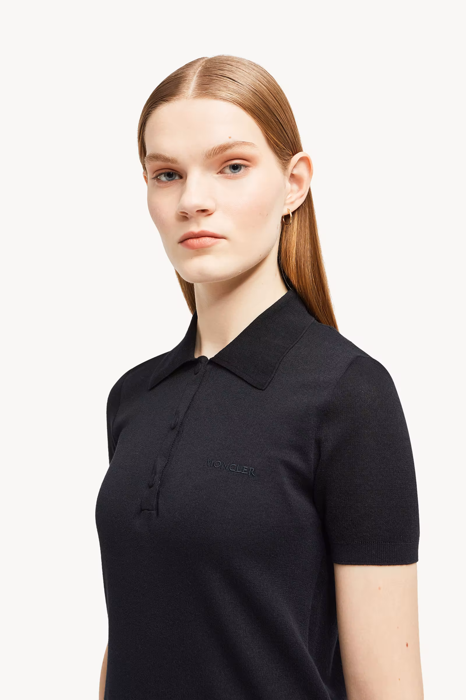 Embroidered Logo Cotton Polo Shirt