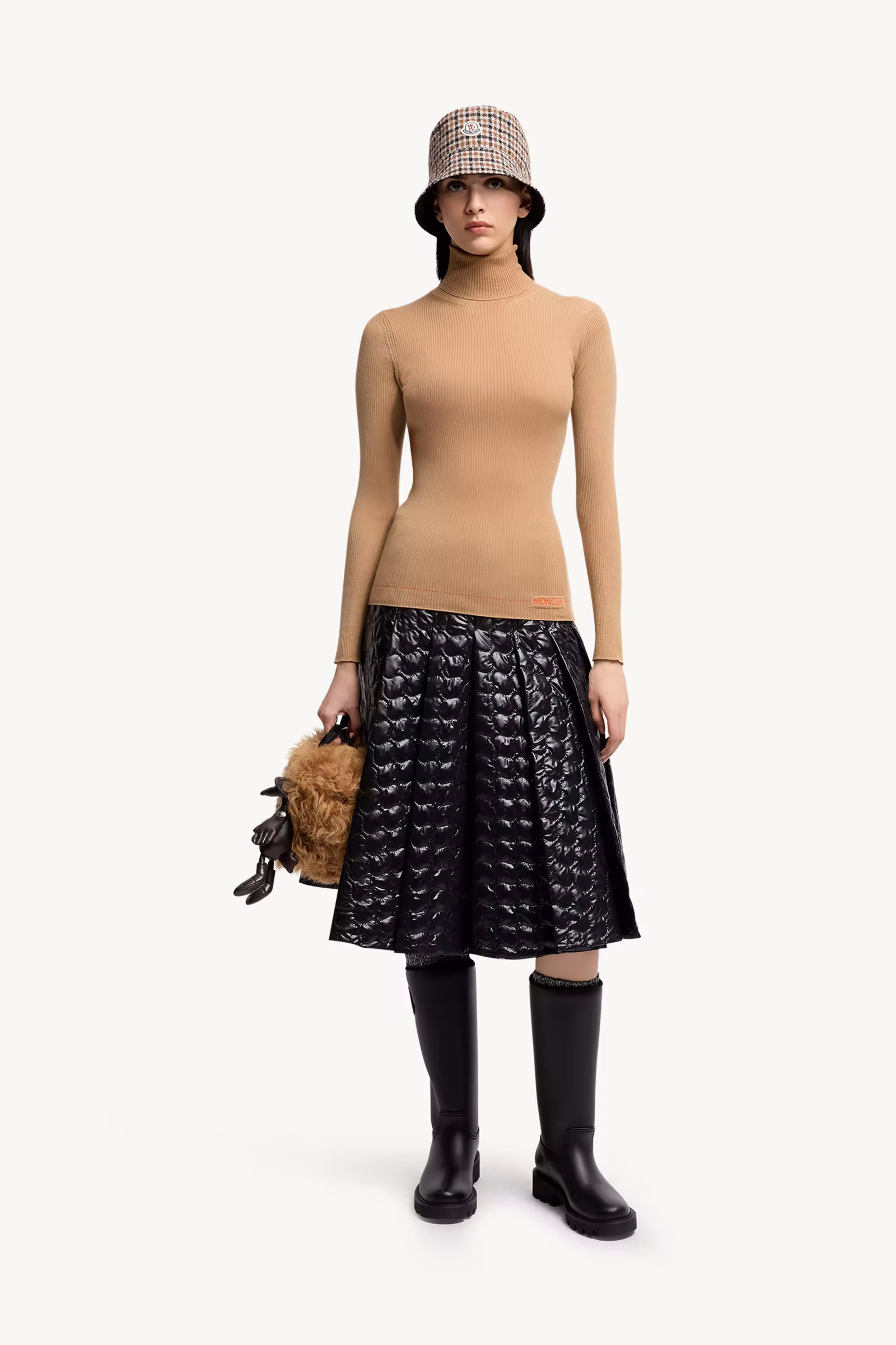 Logo Wool Turtleneck Sweater