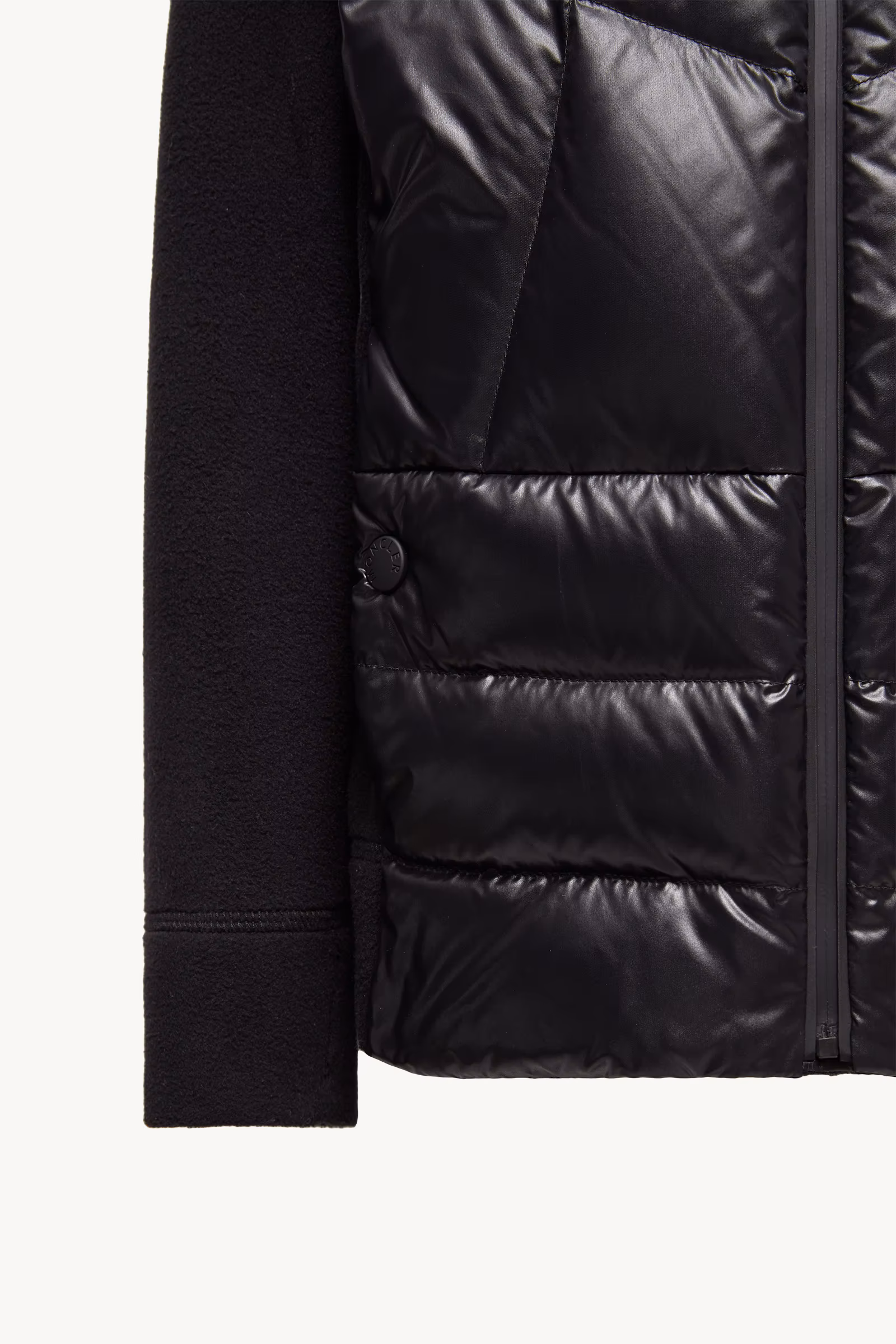 Padded Fleece Zip-Up Sweatshirt