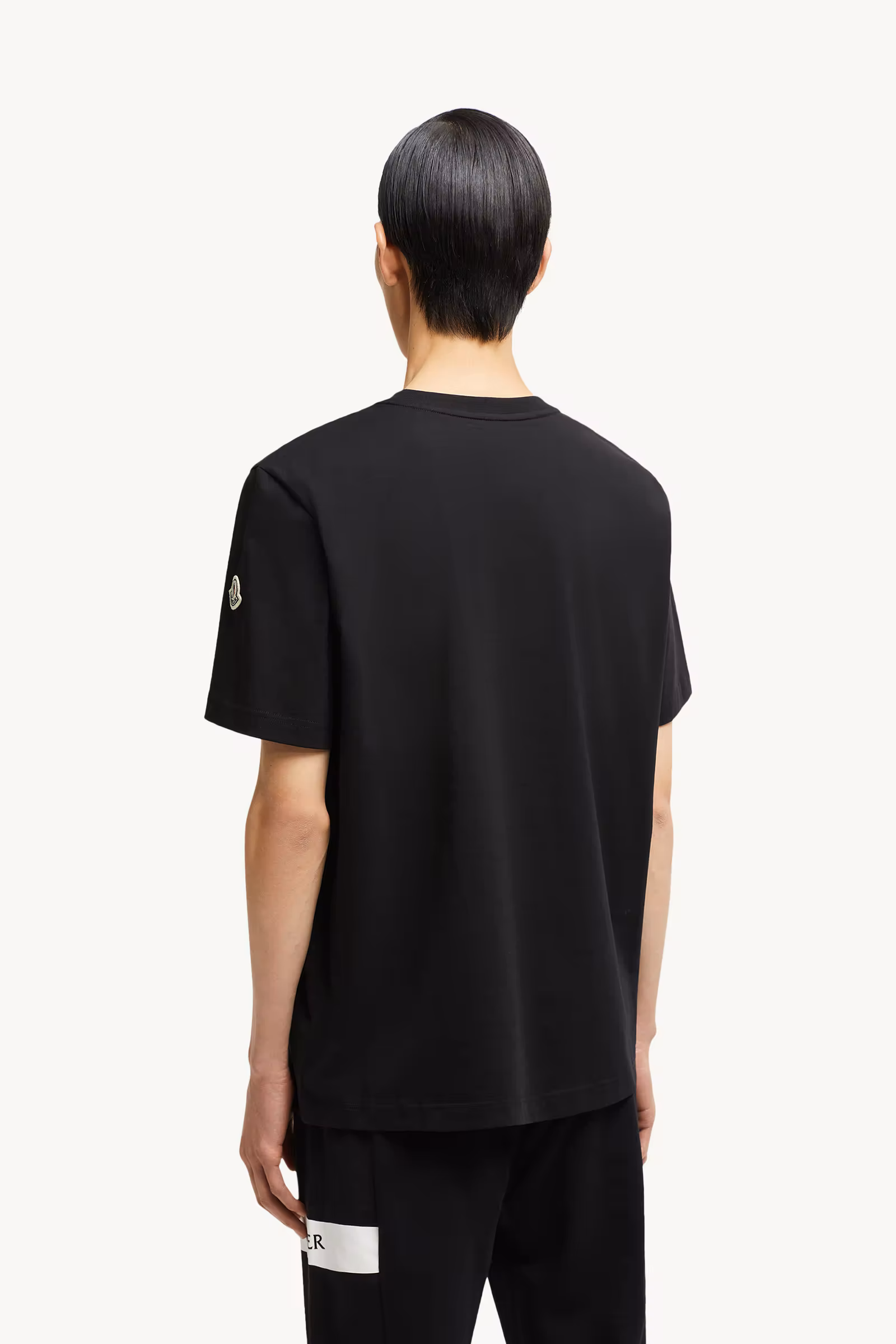 Rubberized Logo Cotton T-Shirt