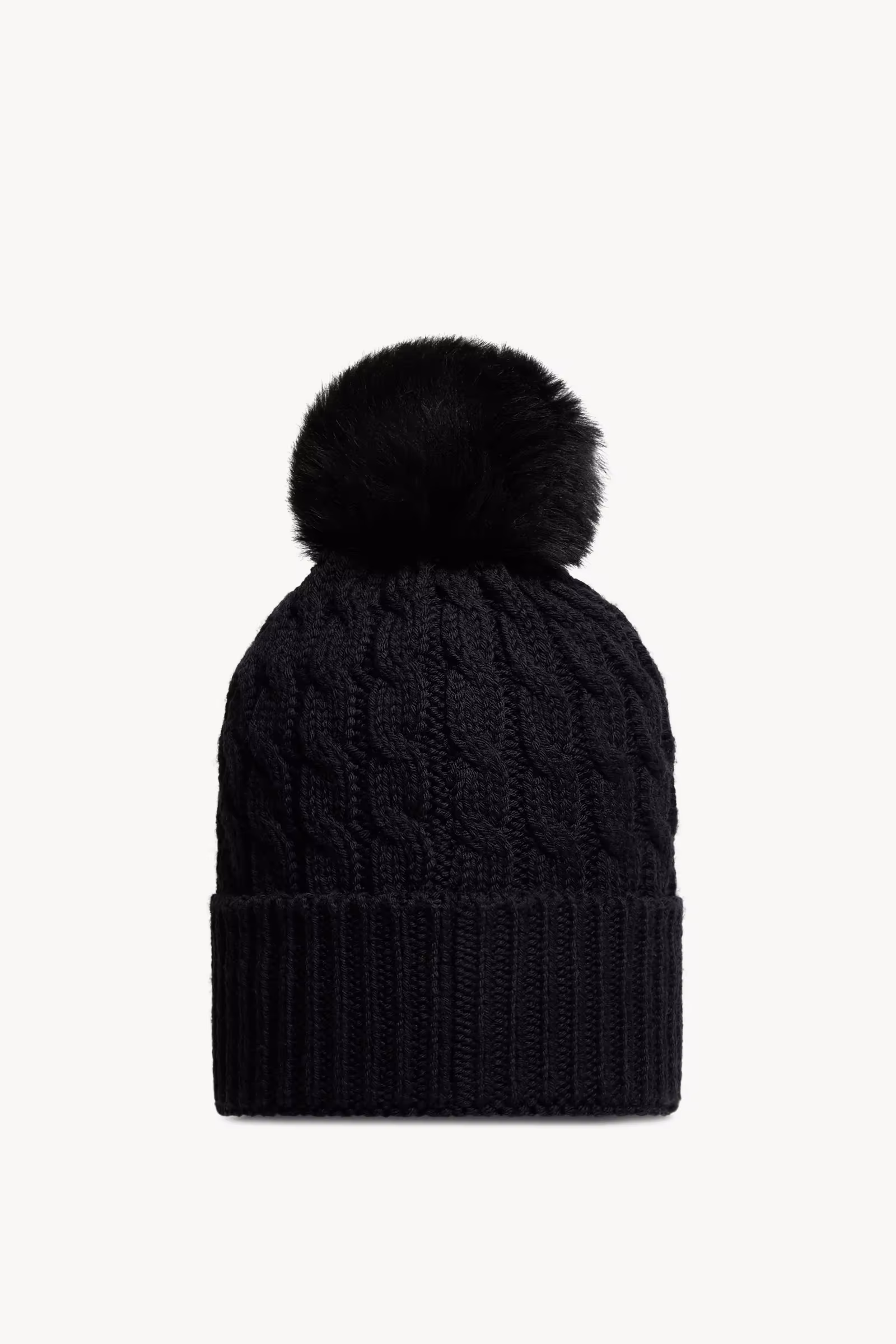 Wool Beanie With Pom Pom