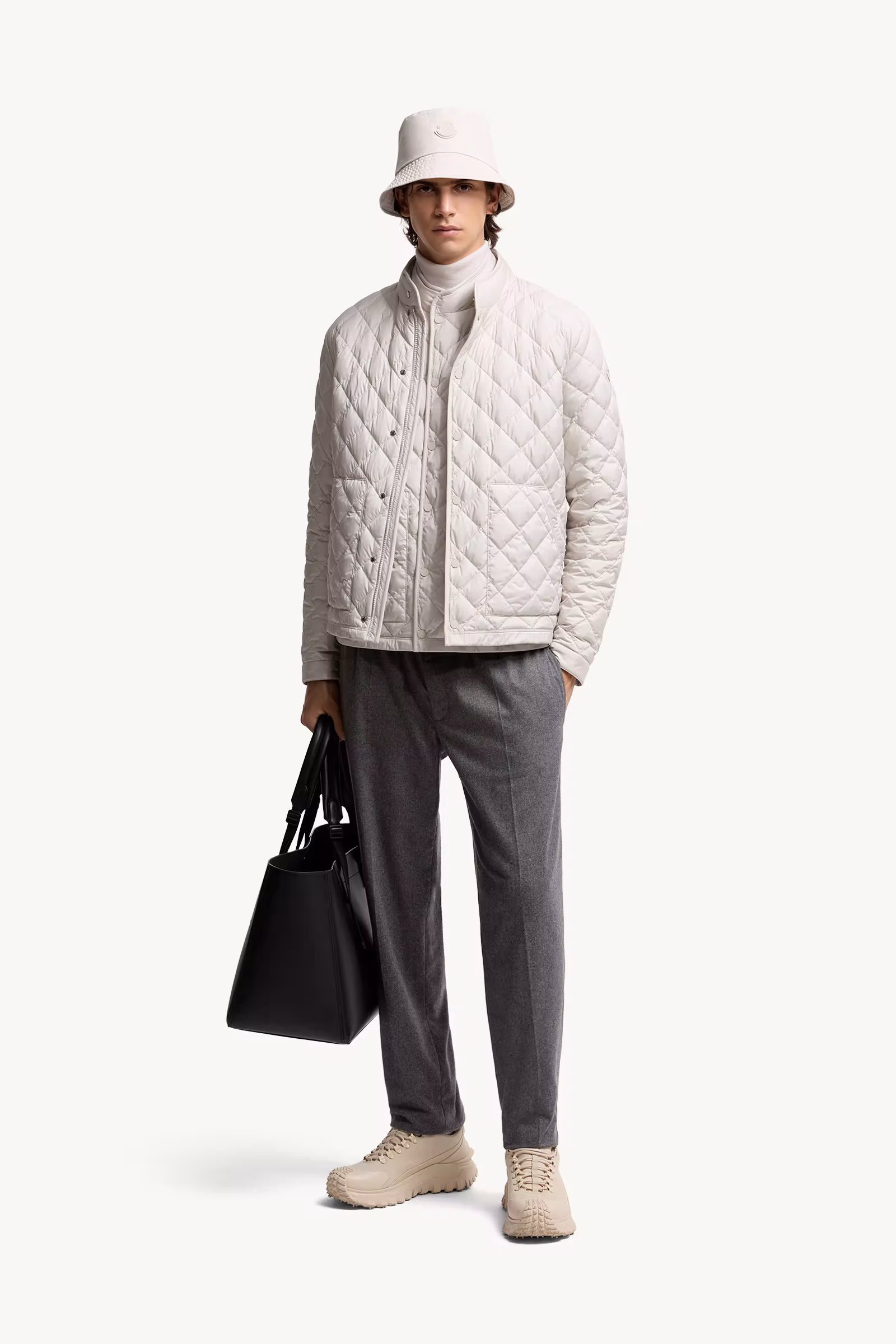 Oise Diamond-Quilted Short Down Jacket