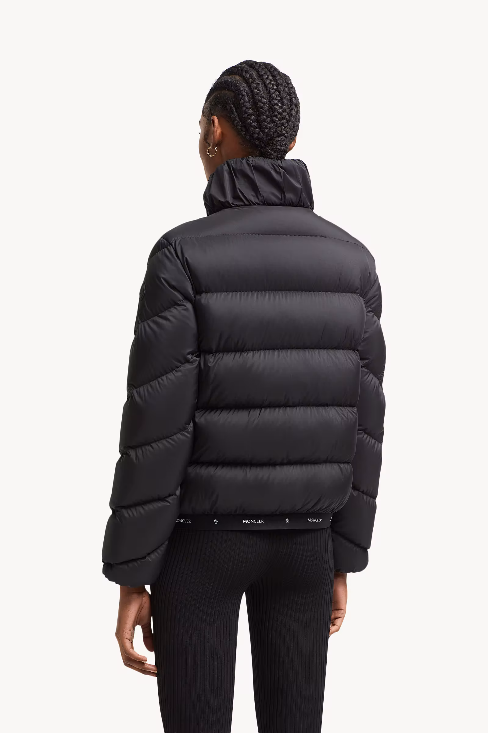 Grignan Diagonal-Quilted Short Down Jacket
