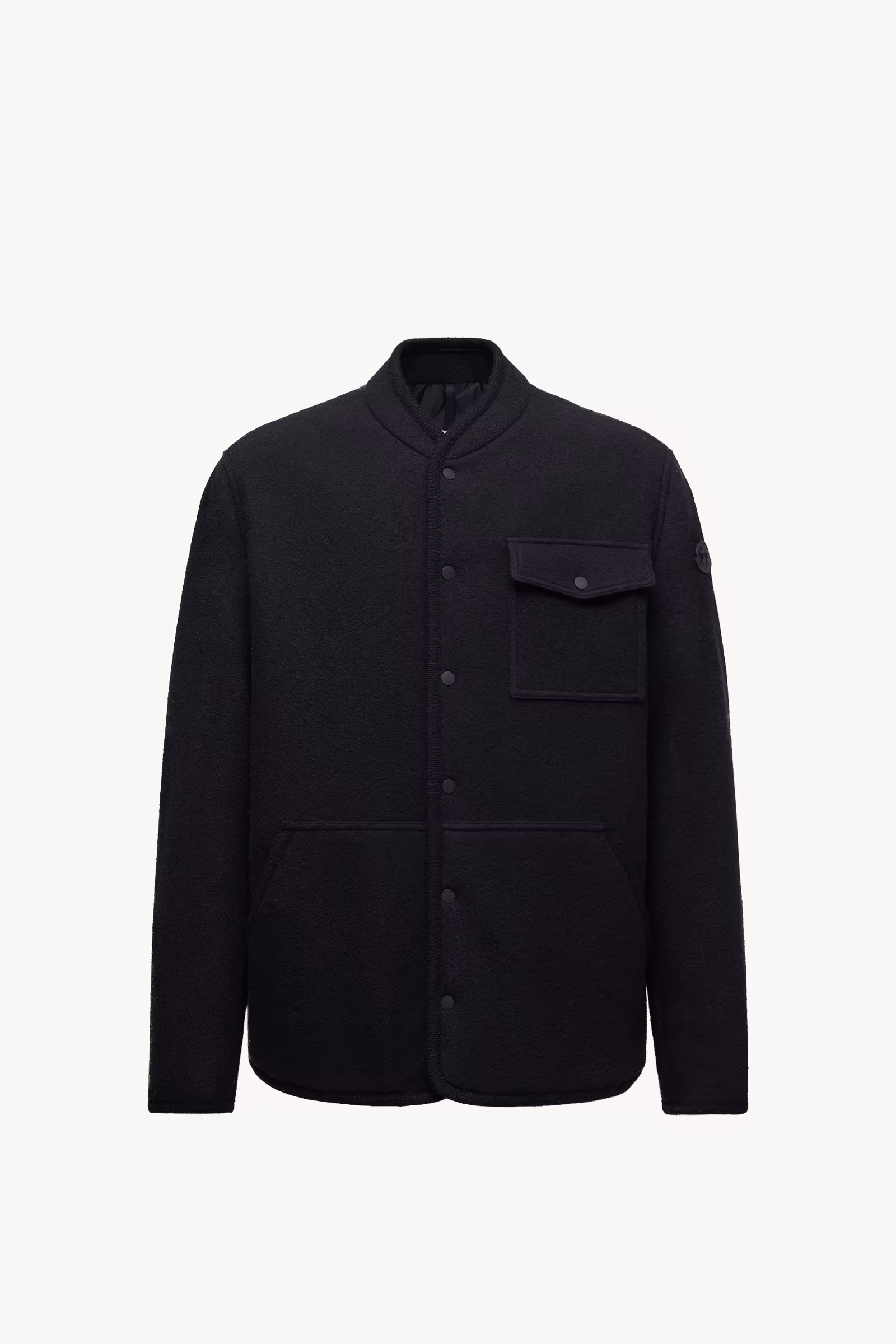 Wool Bouclé Shirt Jacket
