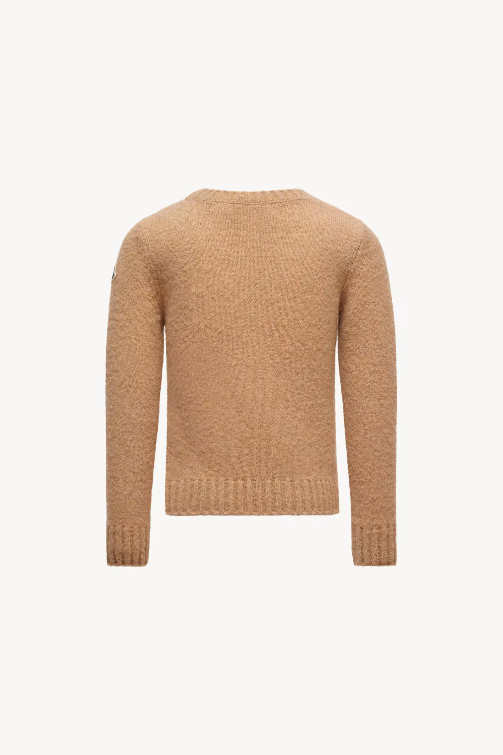 Embroidered Logo Wool Blend Sweater