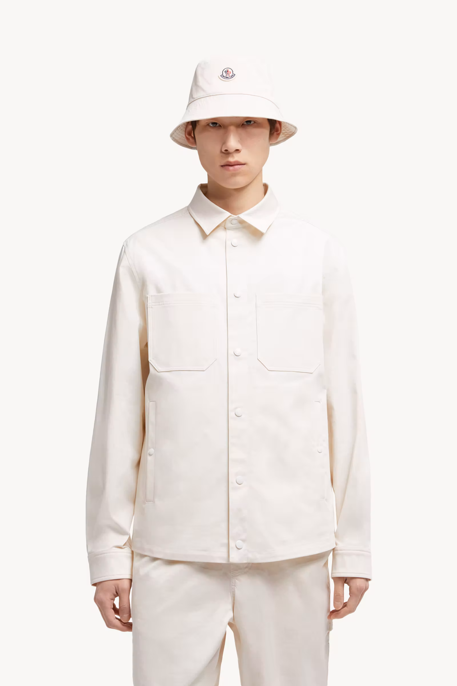 Cotton Gabardine Shirt Jacket