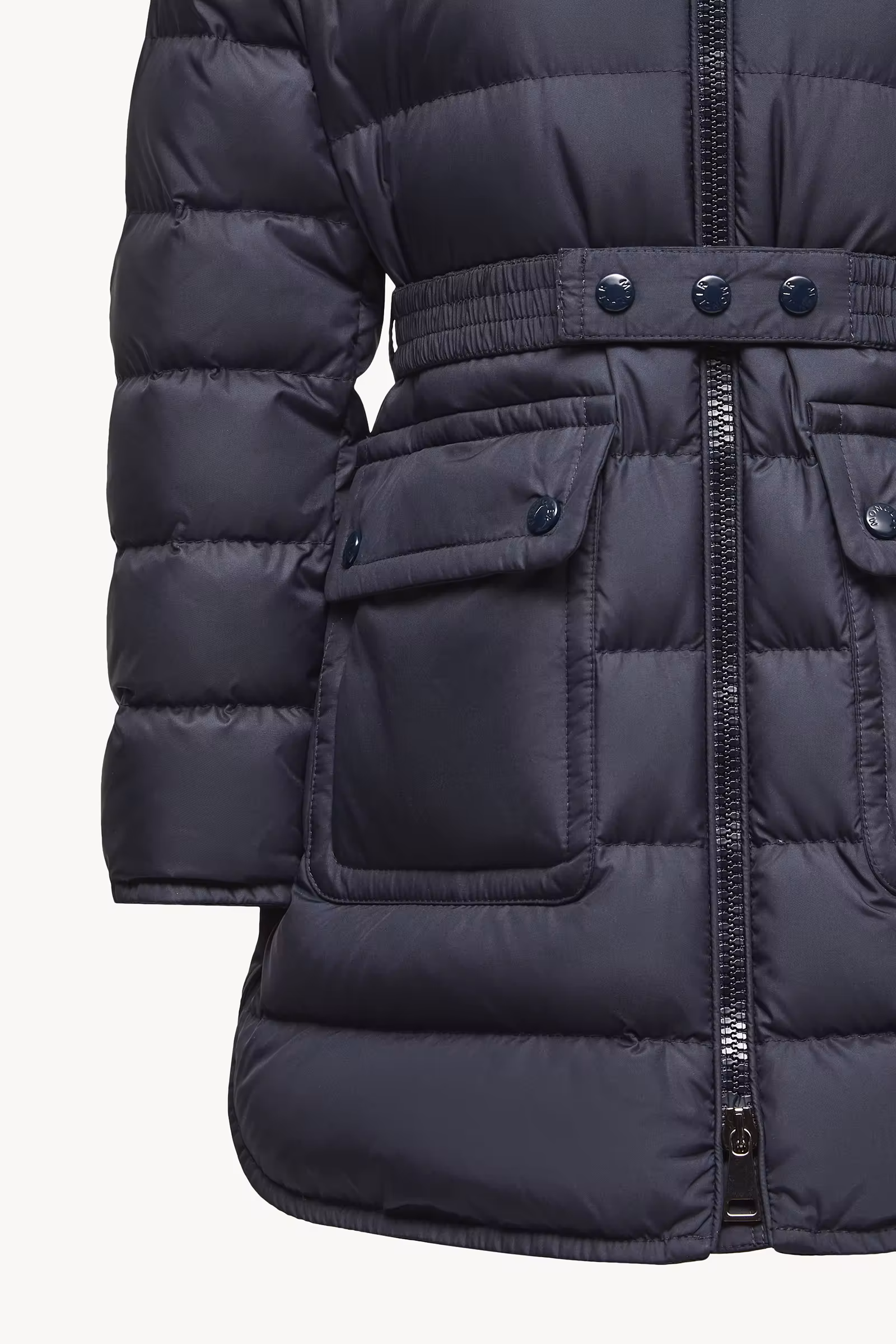 Pasenza Belted Hooded Down Jacket
