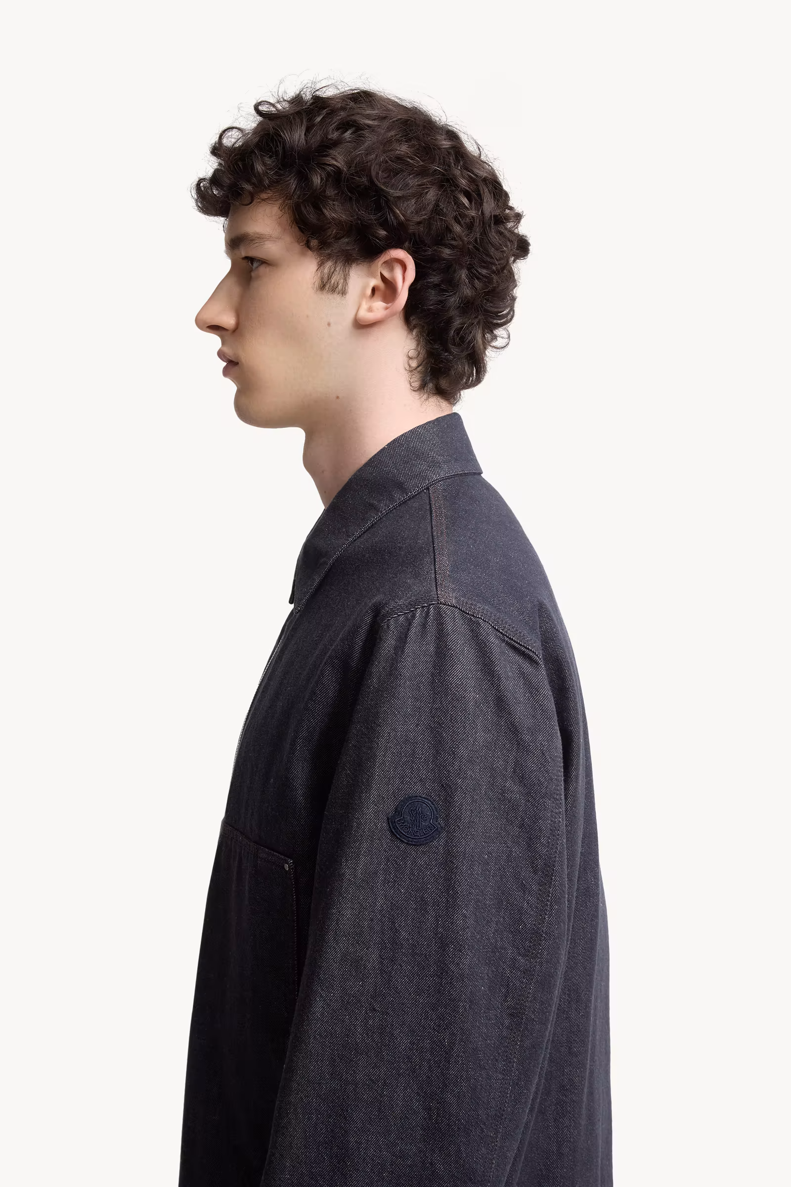 Ormoy Denim Down Shirt Jacket