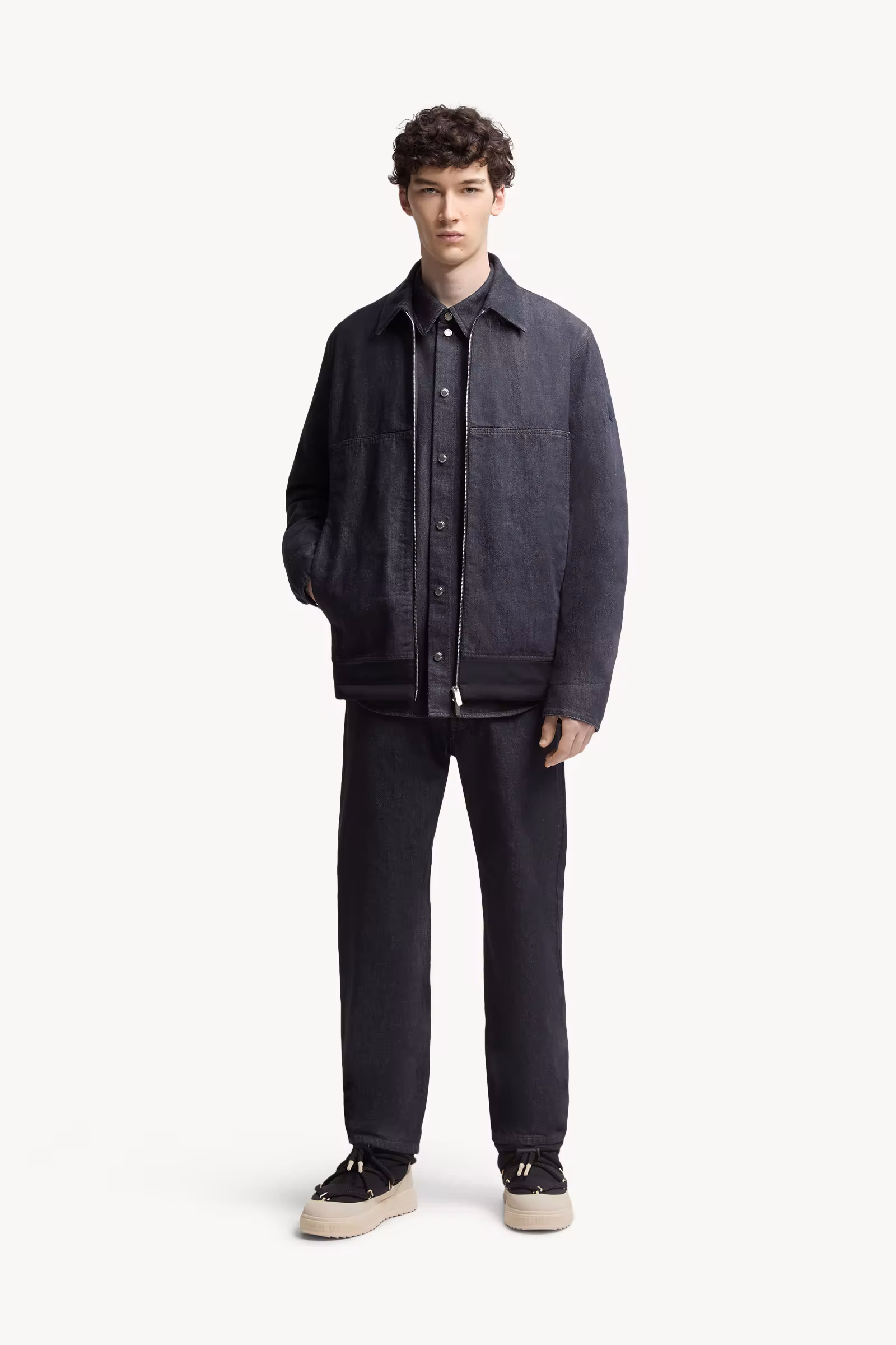Ormoy Denim Down Shirt Jacket