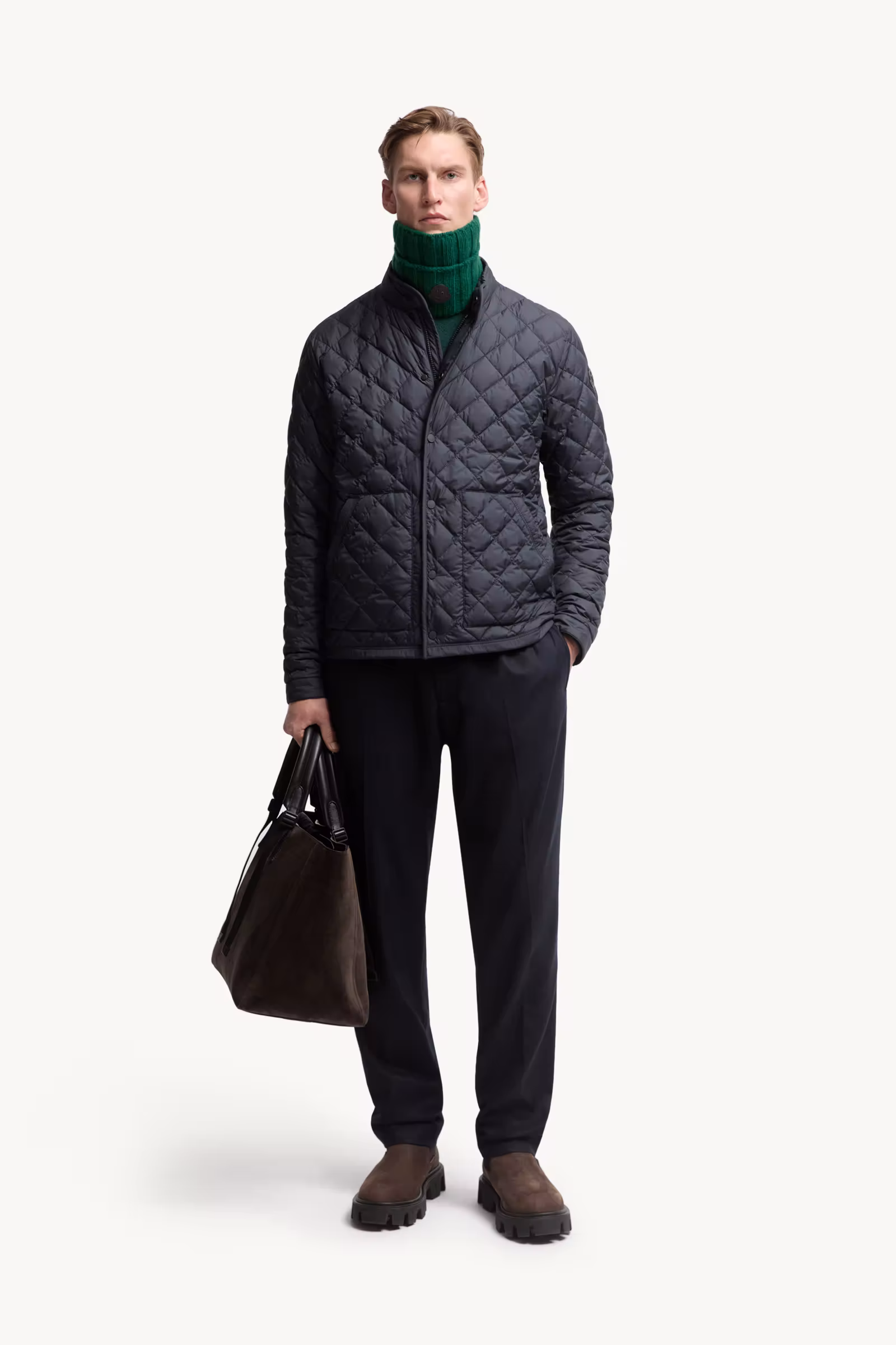Oise Diamond-Quilted Short Down Jacket