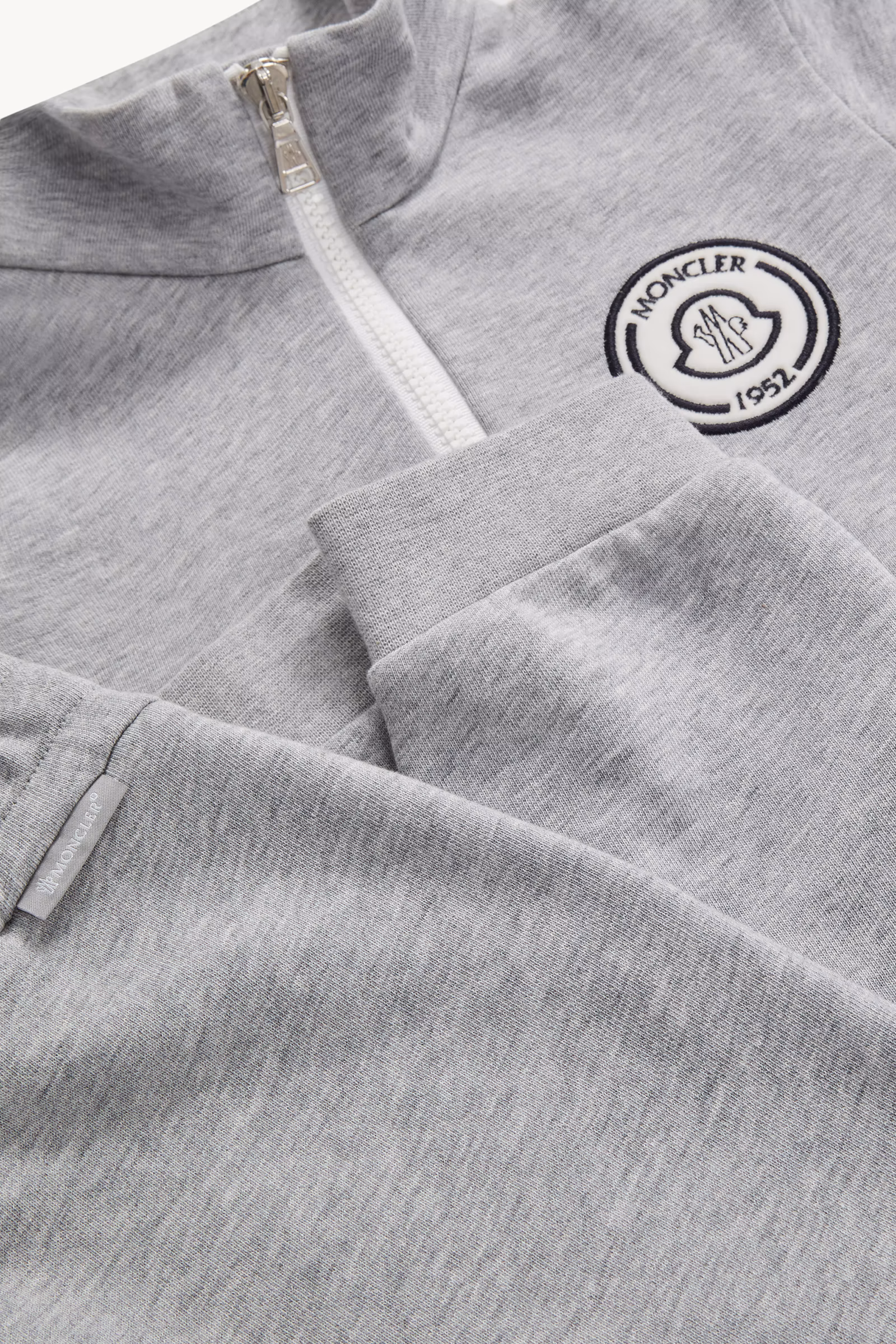 Logo Patch Cotton Sweatsuit Set