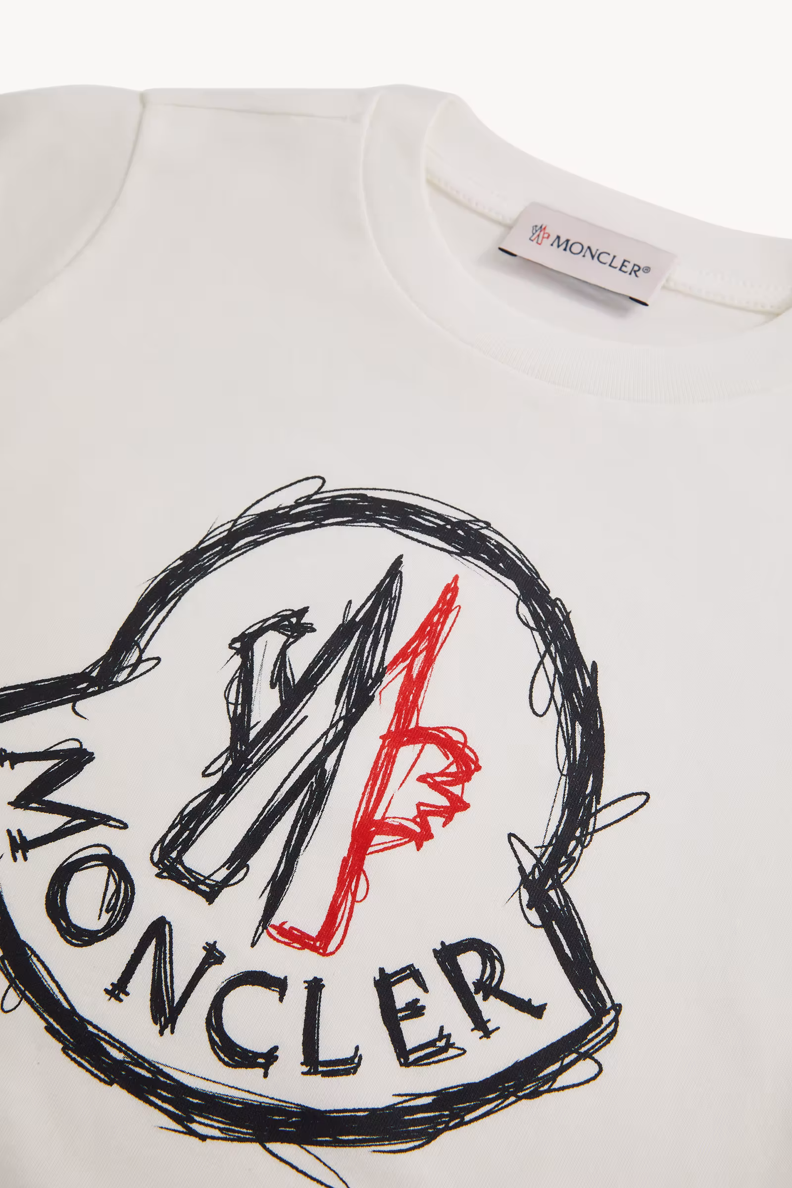 Scribble Logo Cotton T-Shirt