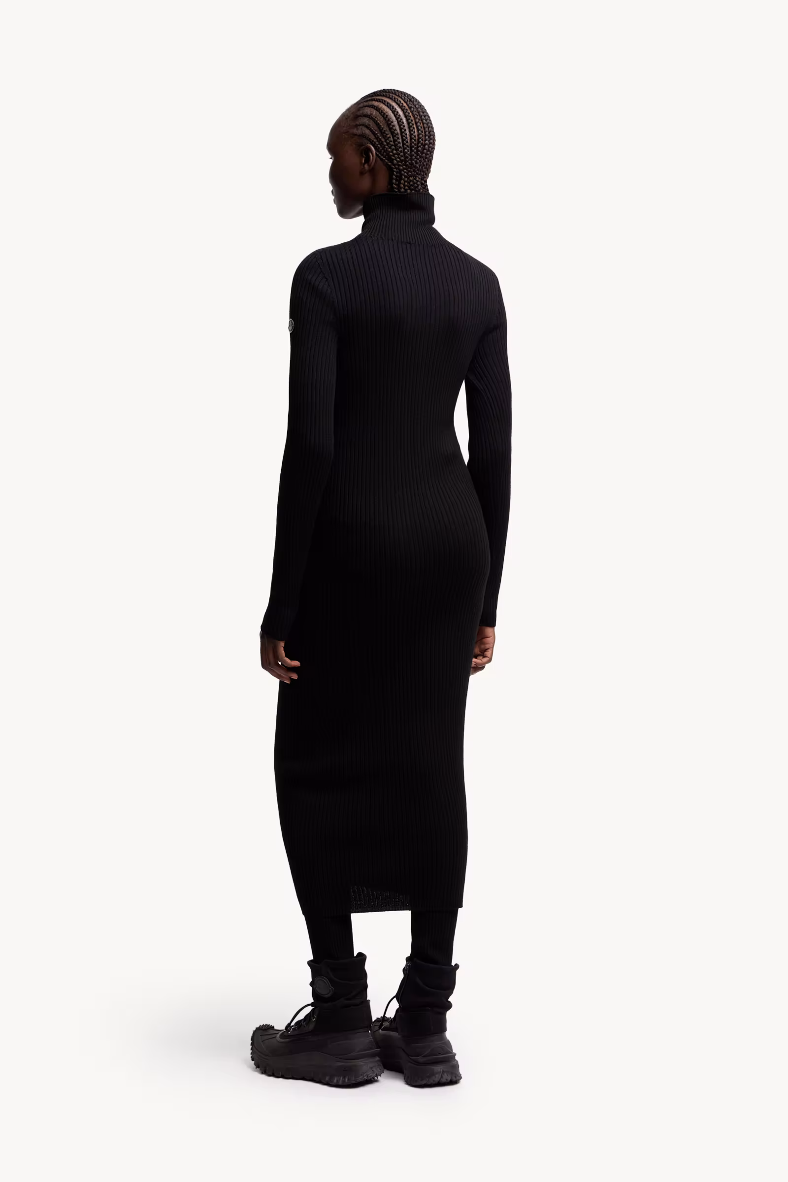 Moncler x EE72 by Edward Enninful Wool Turtleneck Dress