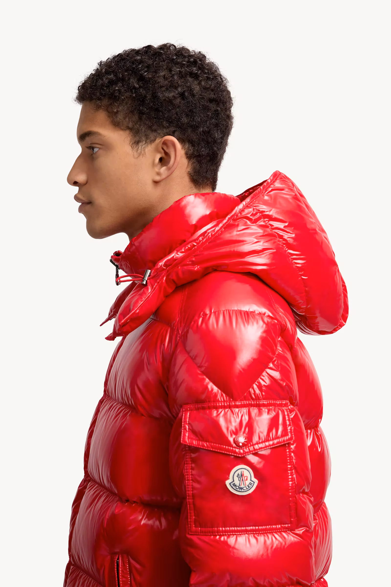 Moncler Maya Hooded Short Down Jacket