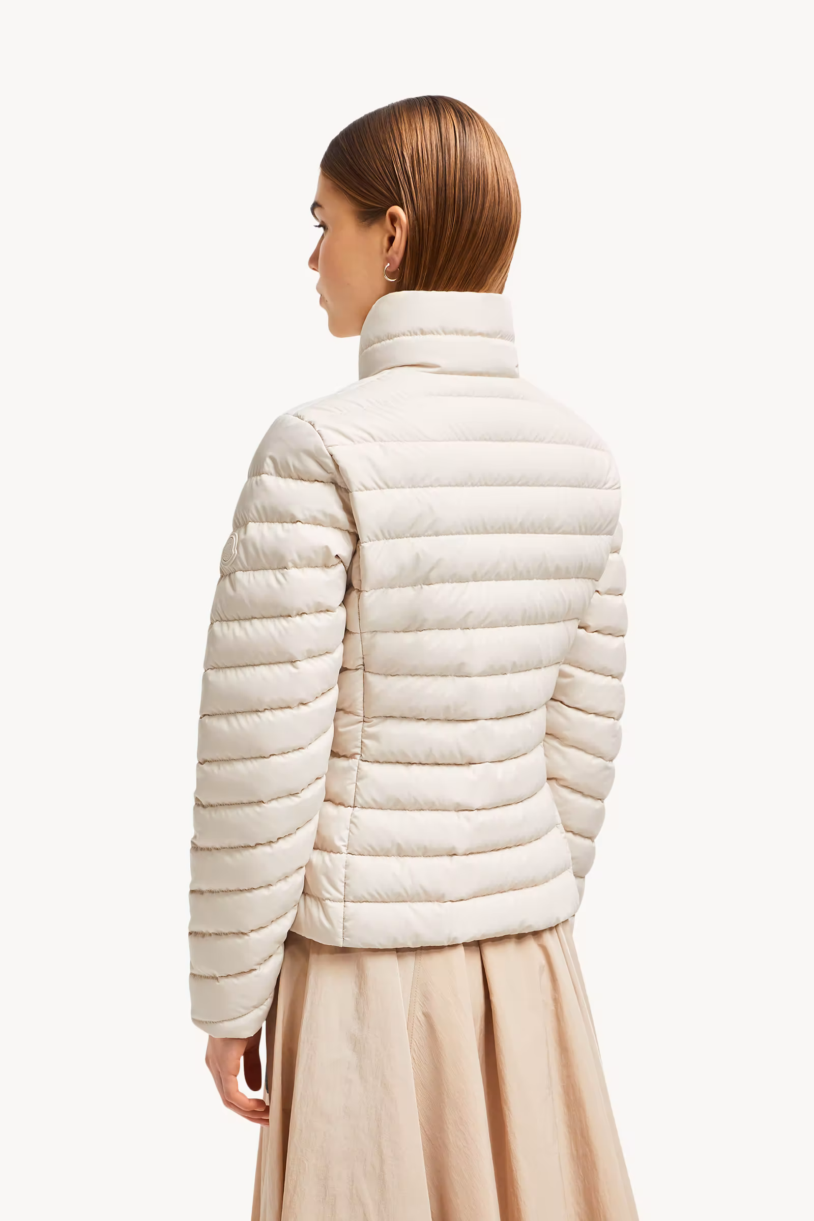 Grange Diagonal-Quilted Short Down Jacket