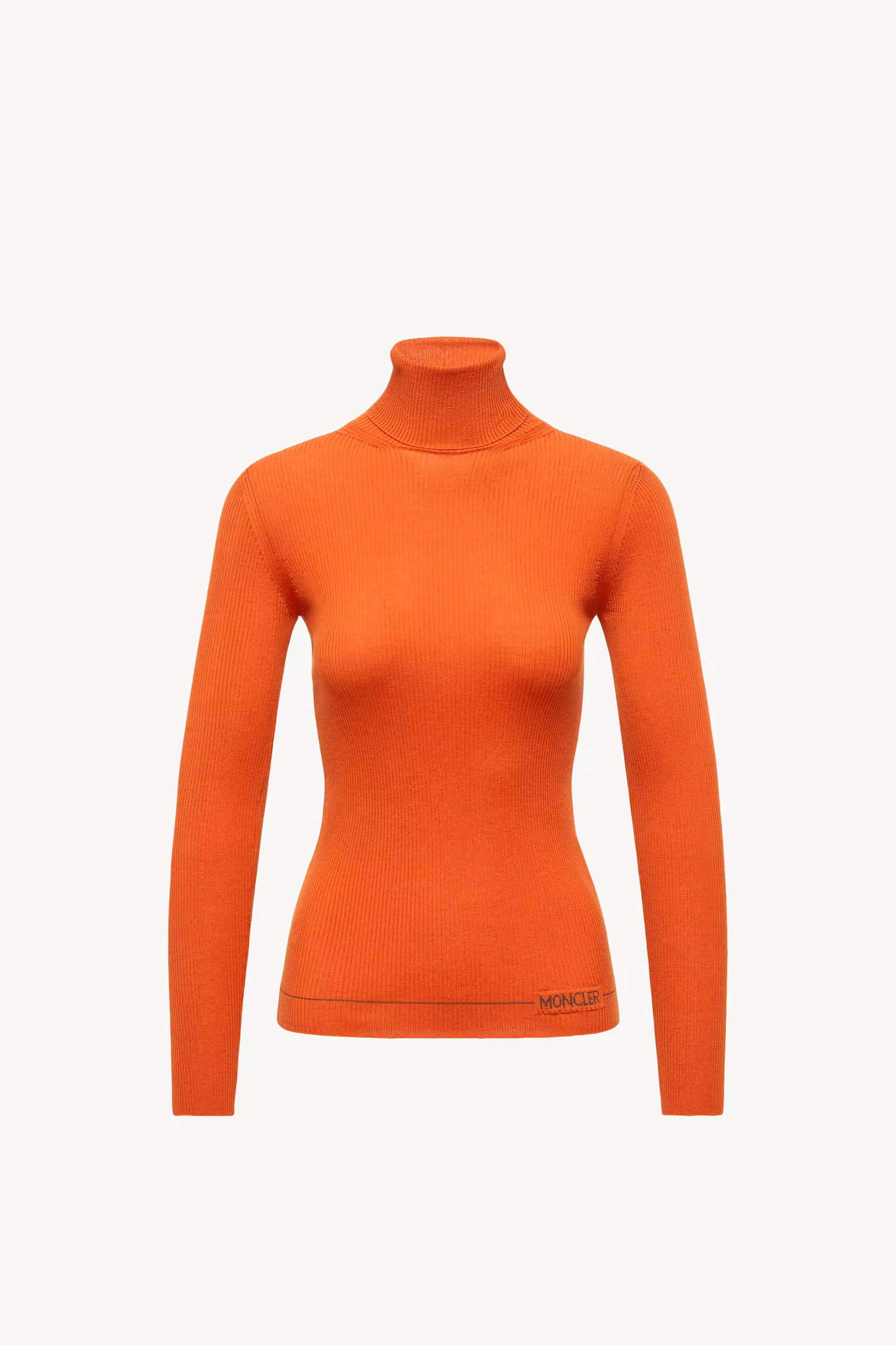 Logo Wool Turtleneck Sweater