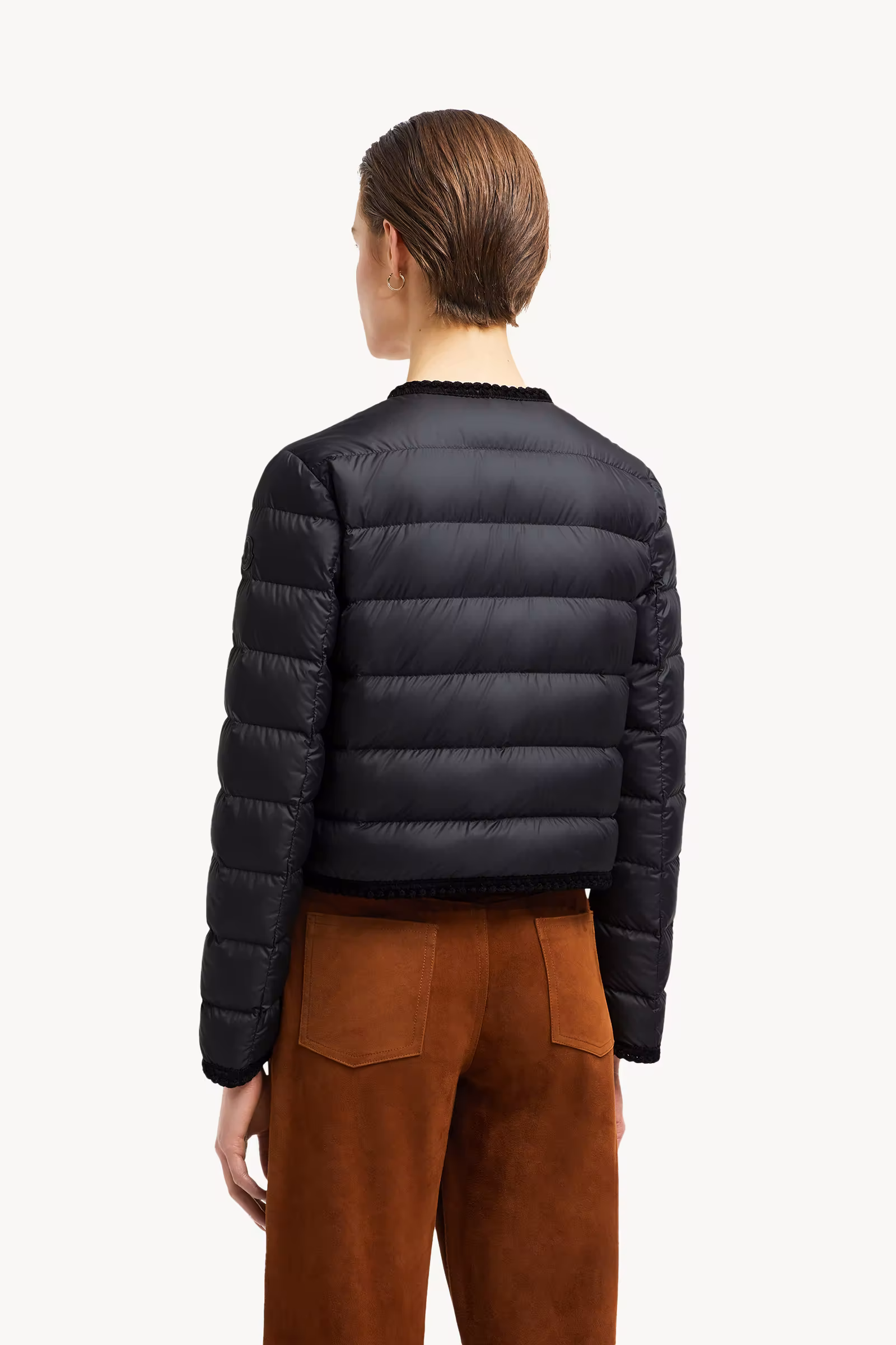 Gencay Braided Trim Short Down Jacket