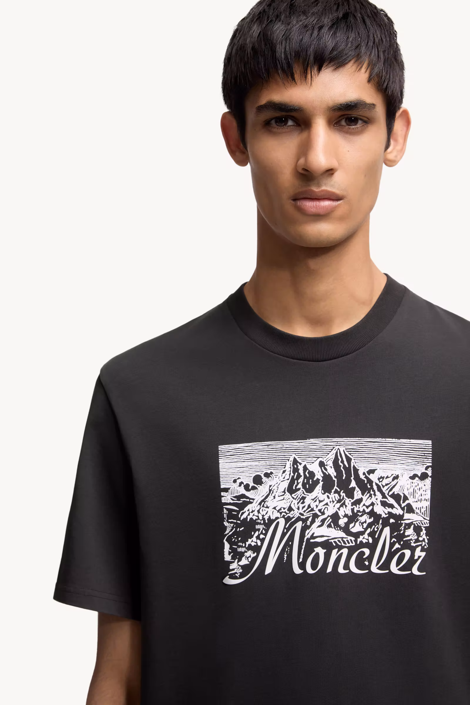 Mountain Logo Cotton T-Shirt