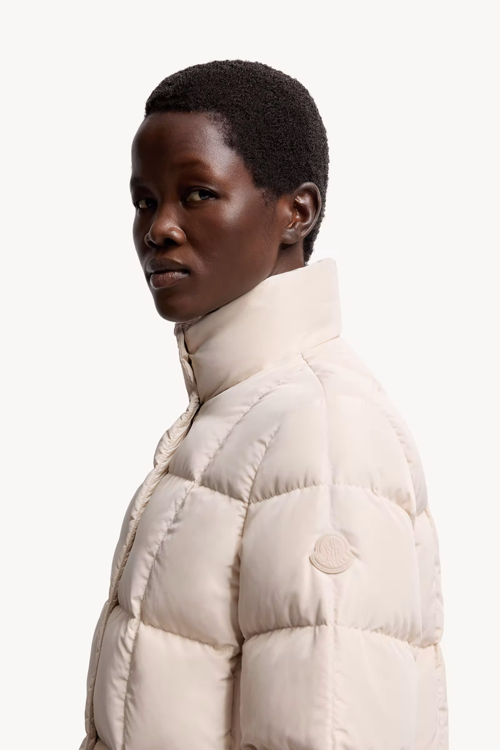 Cochevinne Square-Quilted Short Down Jacket