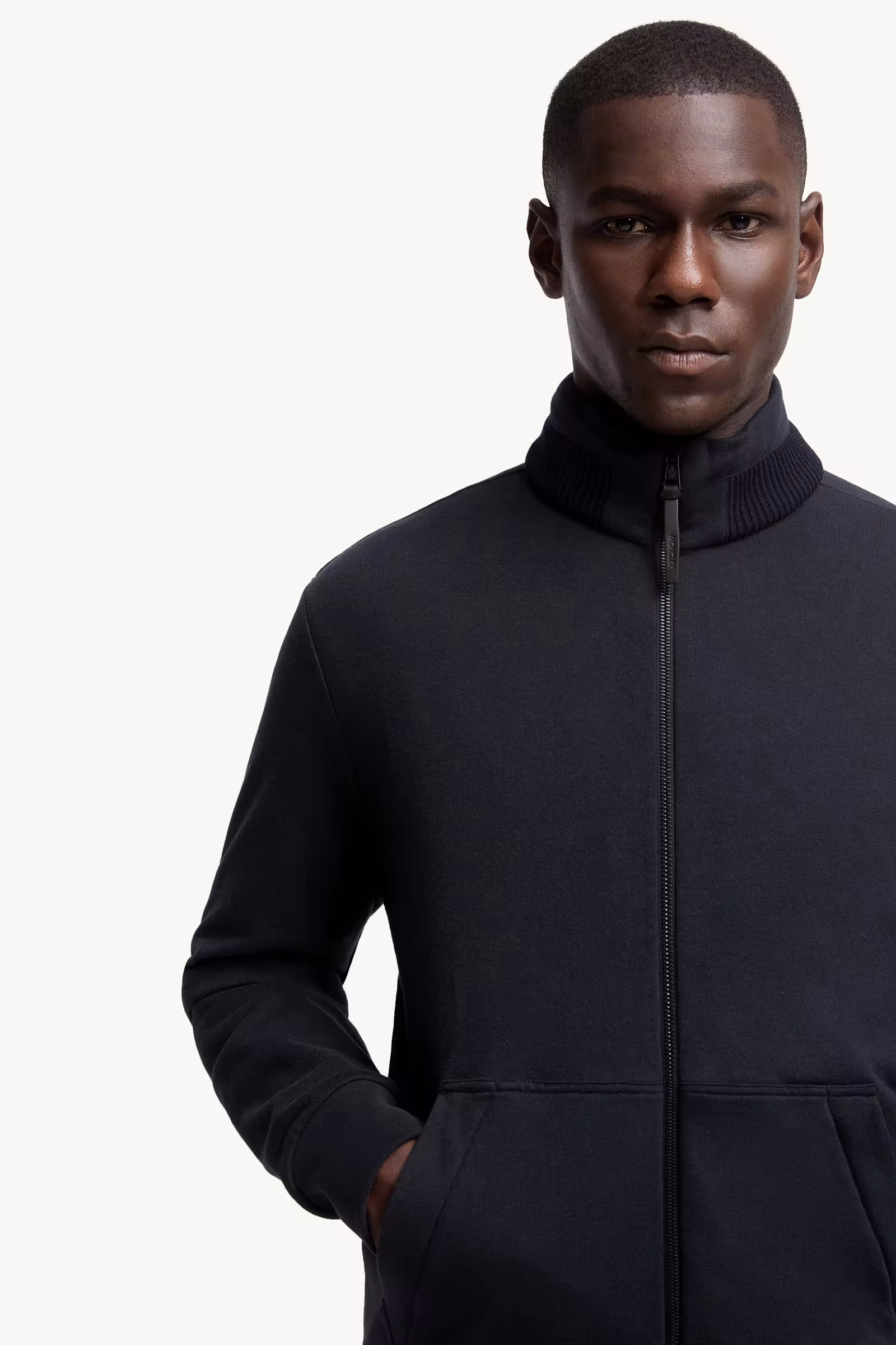 Cotton & Cashmere Zip-Up Sweatshirt
