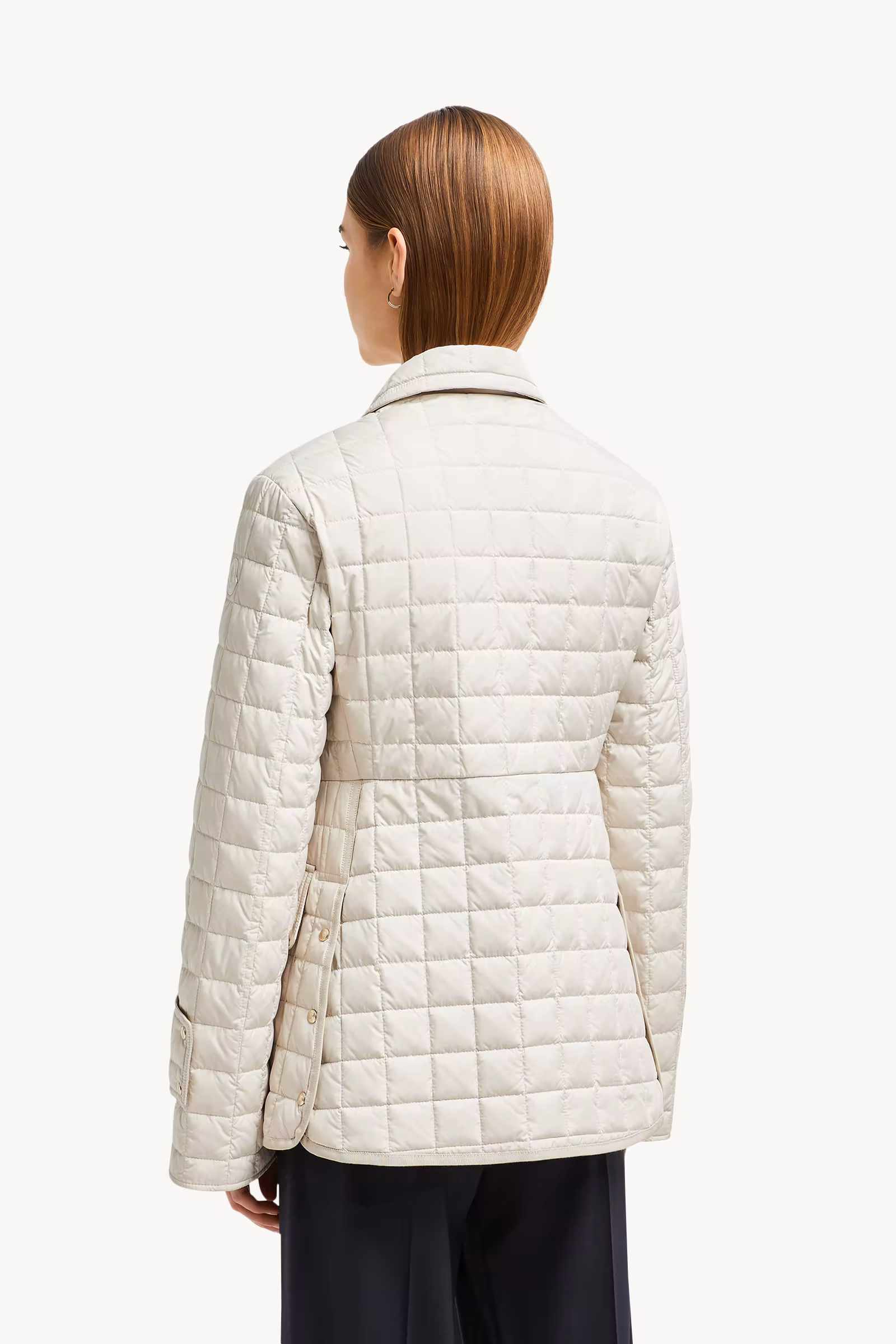 Epinal Square-Quilted Down Shirt Jacket