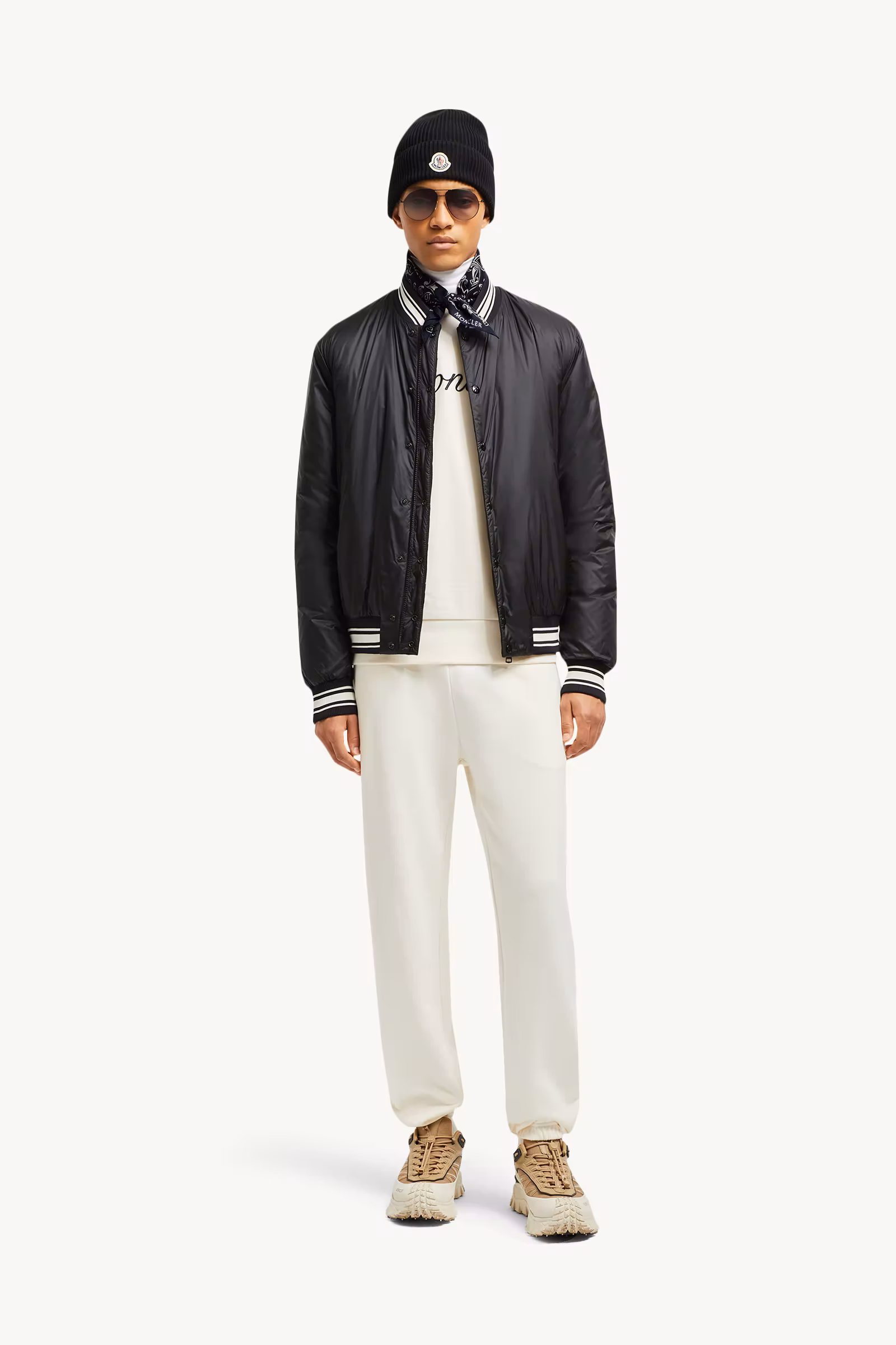 Logo Patch Cotton Sweatpants