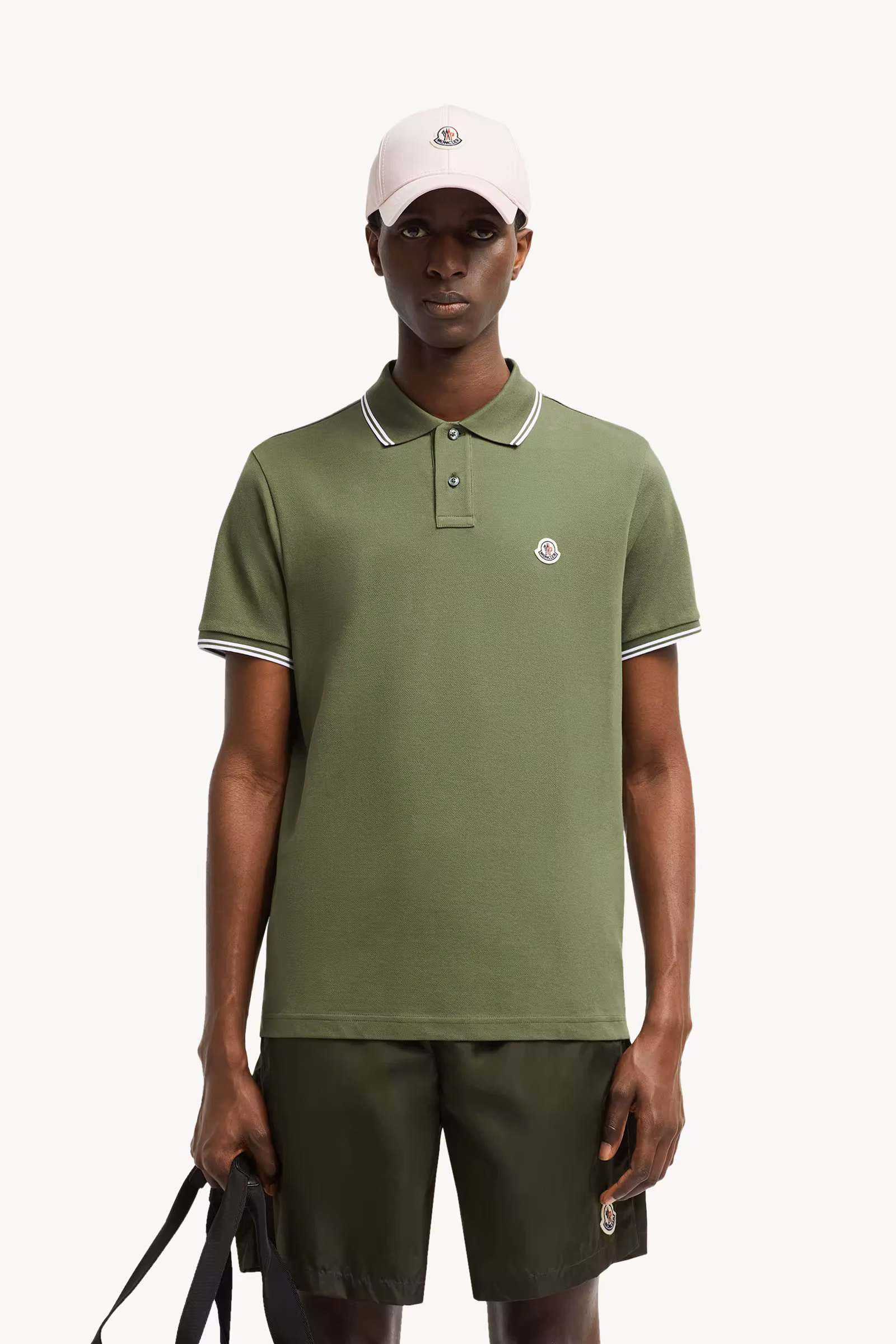 Logo Patch Cotton Polo Shirt