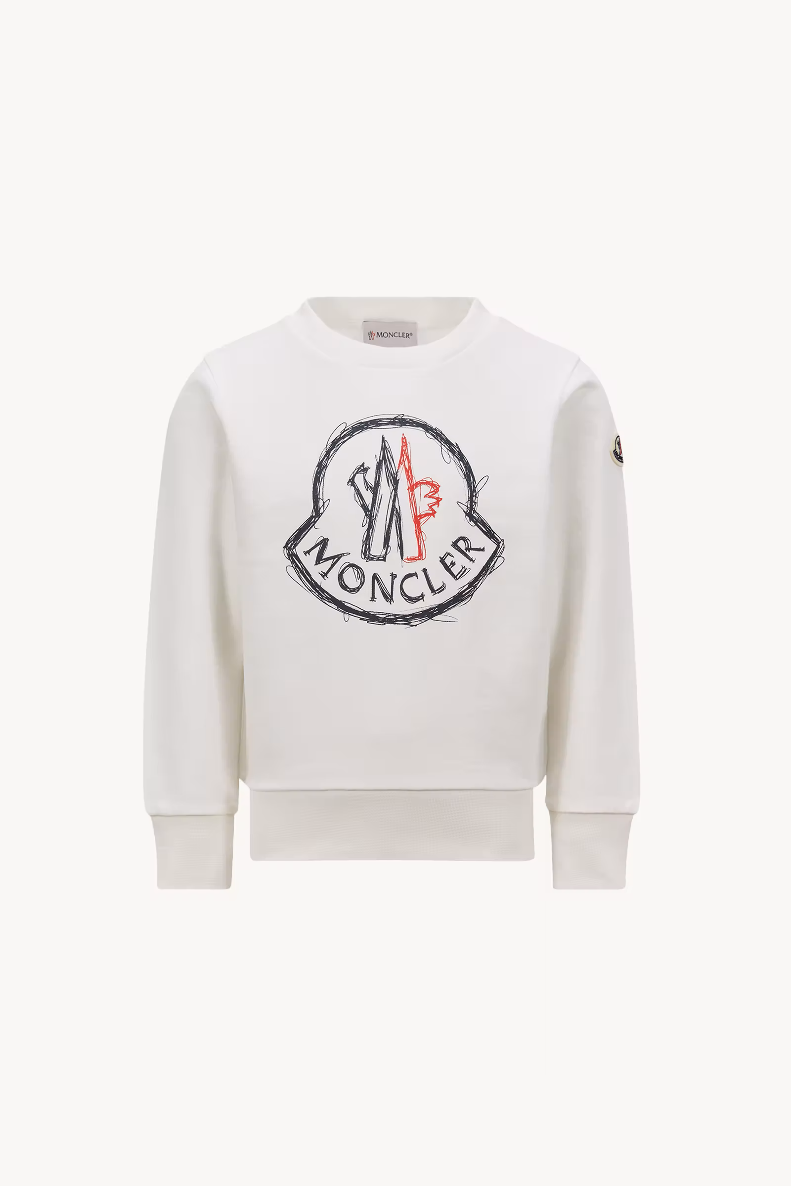 Scribble Logo Cotton Sweatshirt