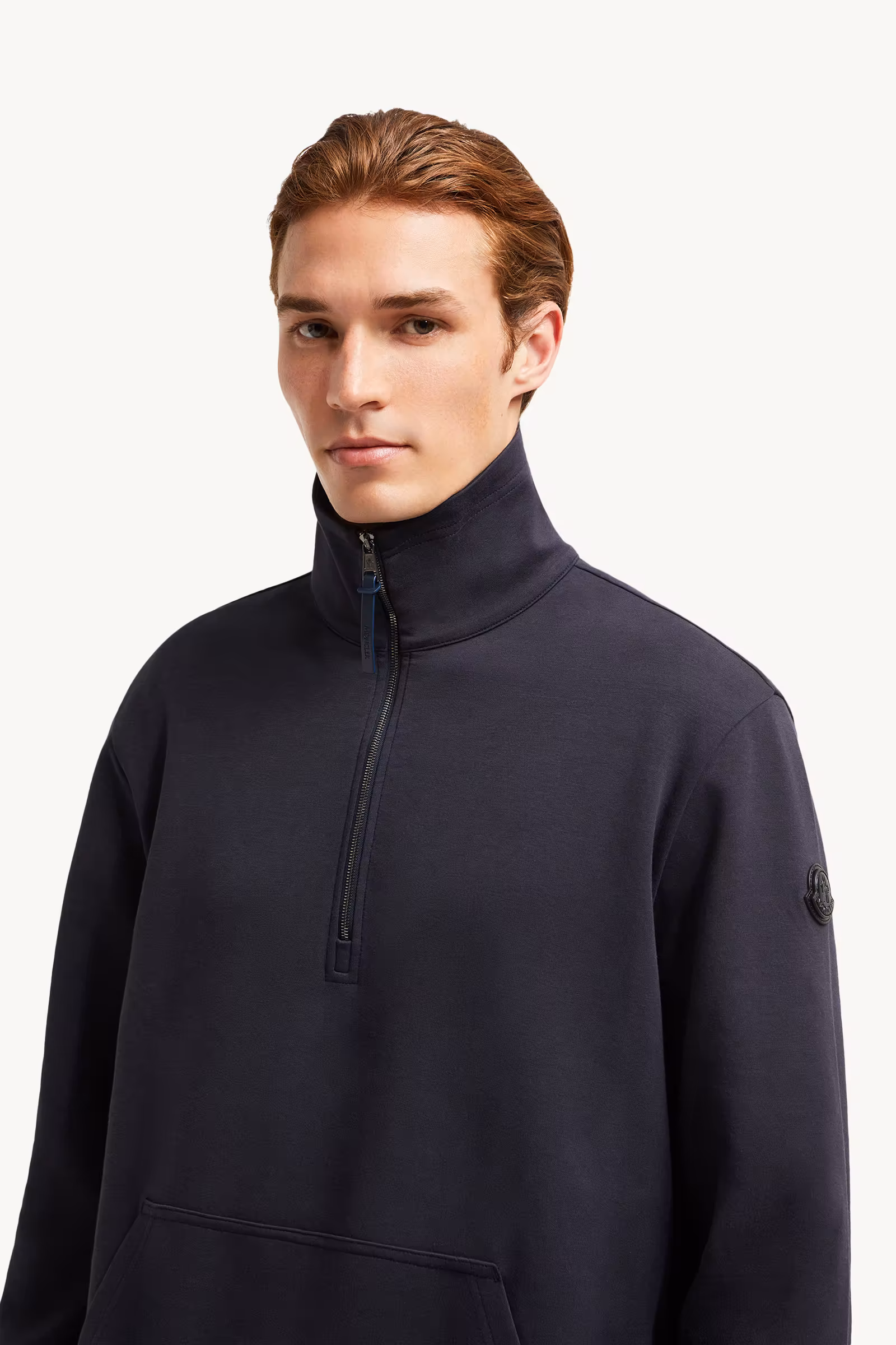 Cotton Half-Zip Sweatshirt