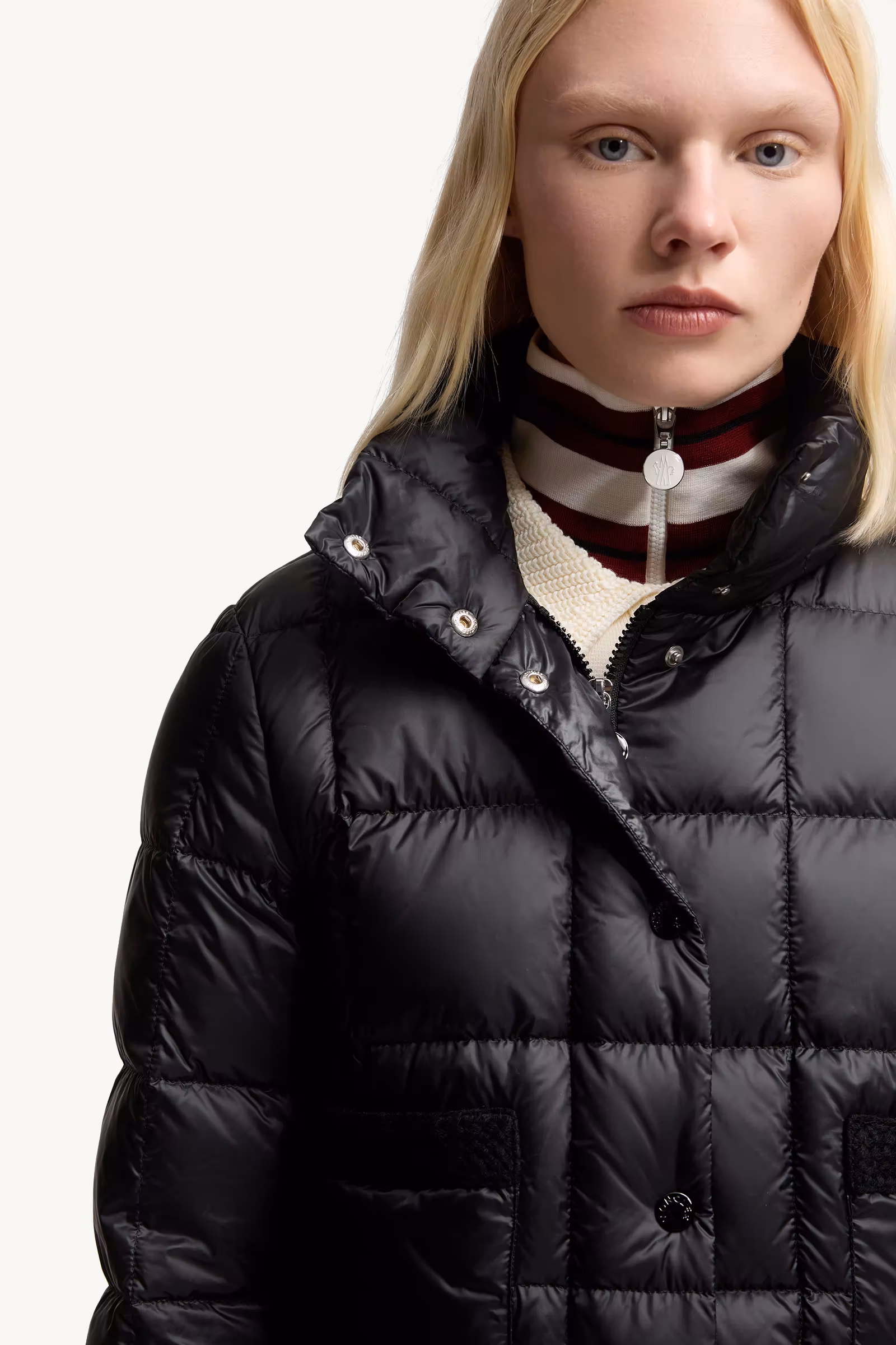 Jarcieu Braided Trim Short Down Jacket