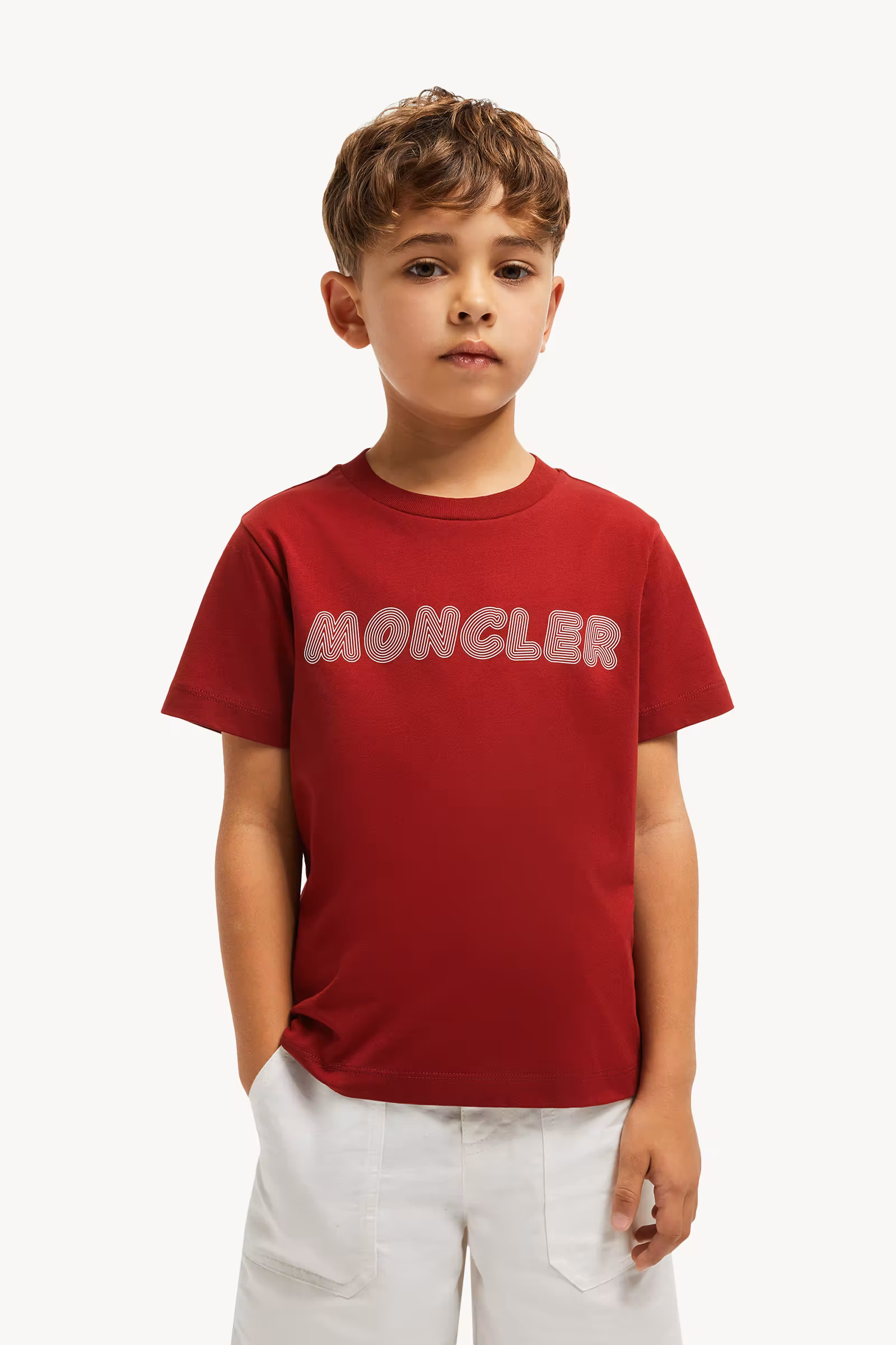 Optical Logo Cotton T-Shirt