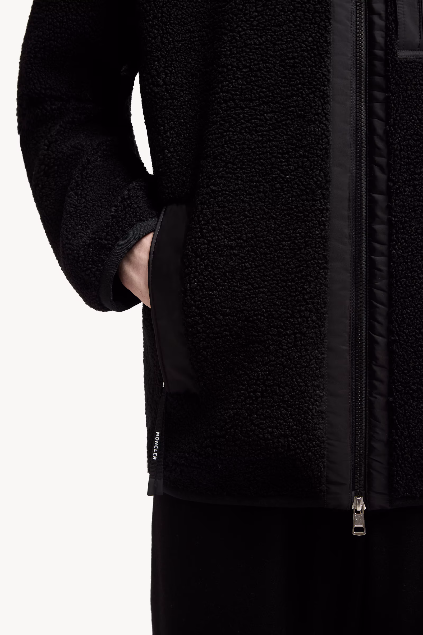 Teddy Zip-Up Sweatshirt with Pocket