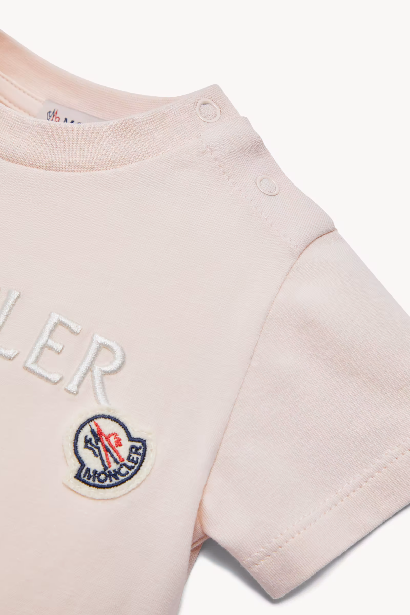 Embroidered Logo Cotton T-Shirt