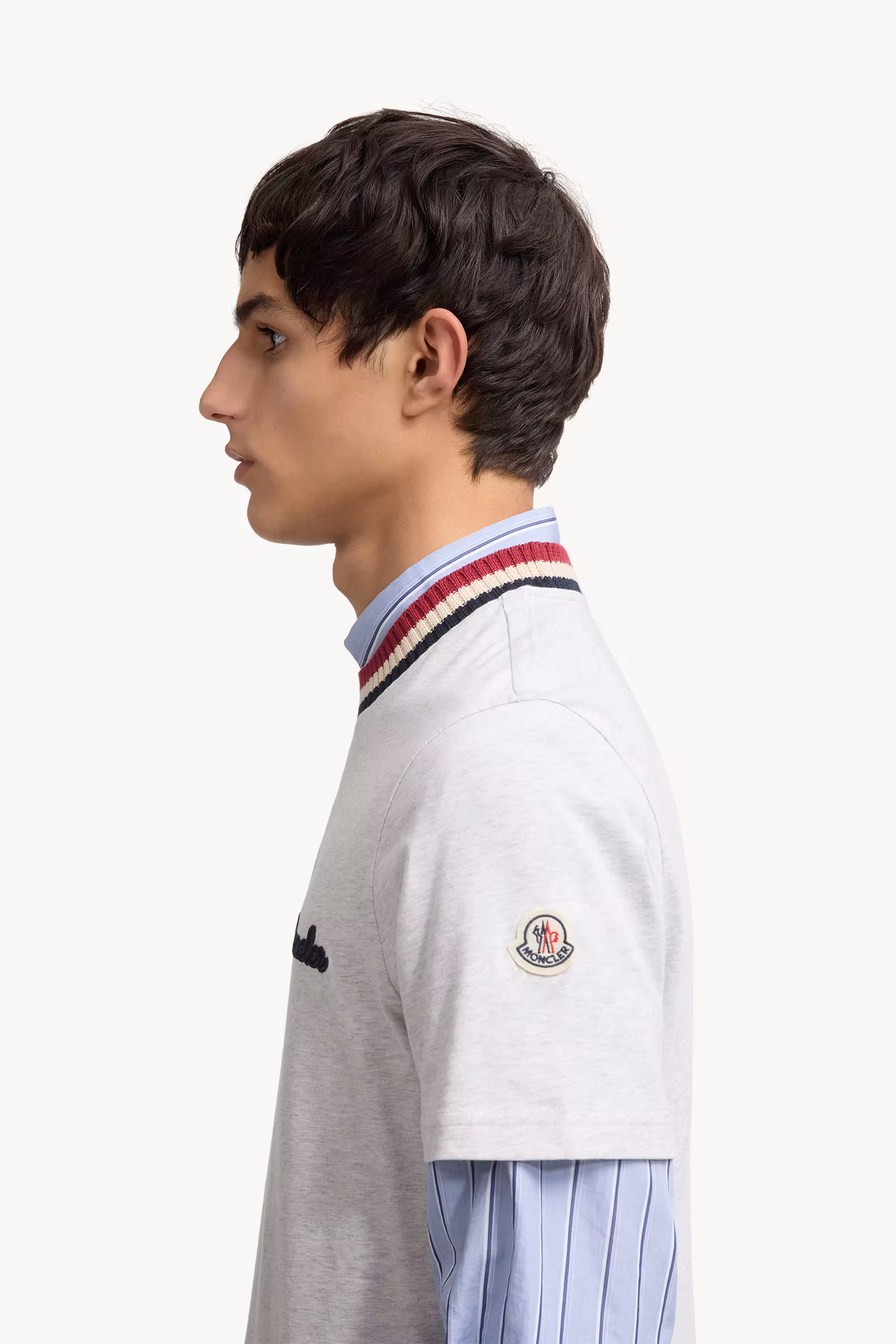 Embroidered Logo Cotton T-Shirt