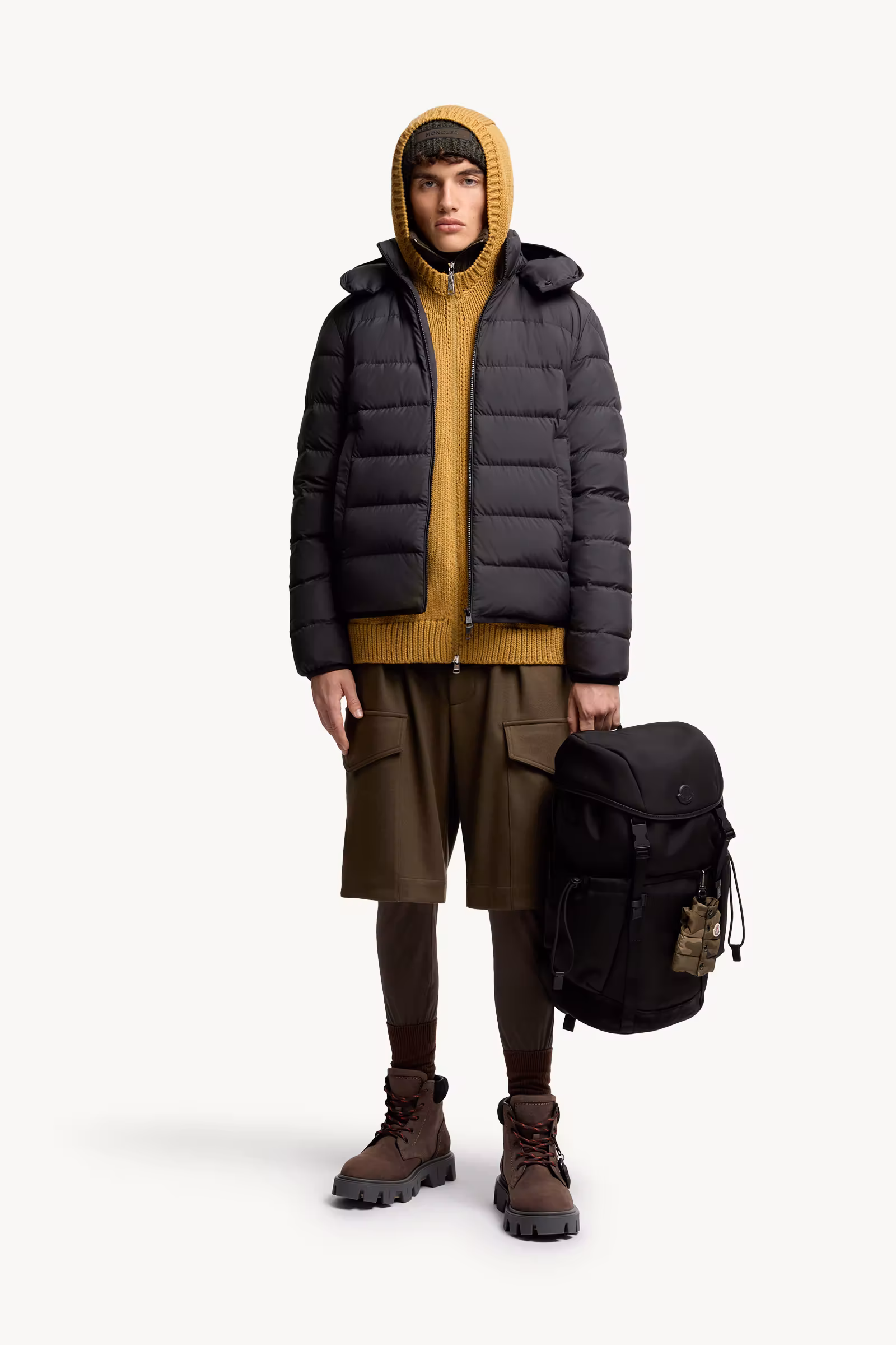 Montbrocq Hooded Short Down Jacket
