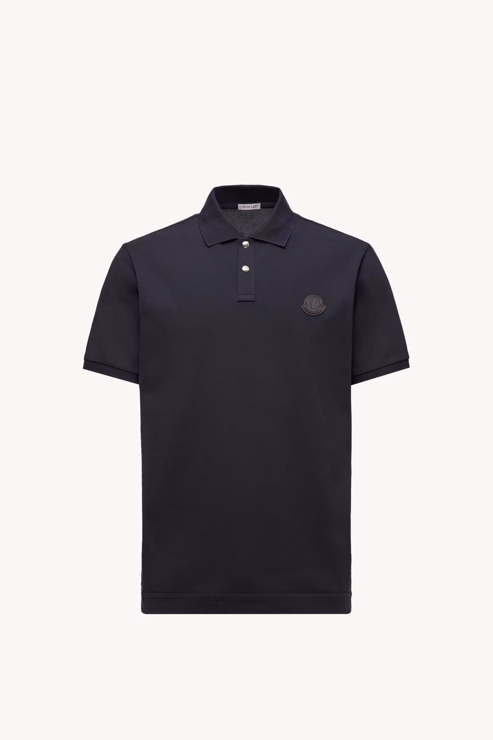 Logo Patch Cotton Piquet Polo Shirt