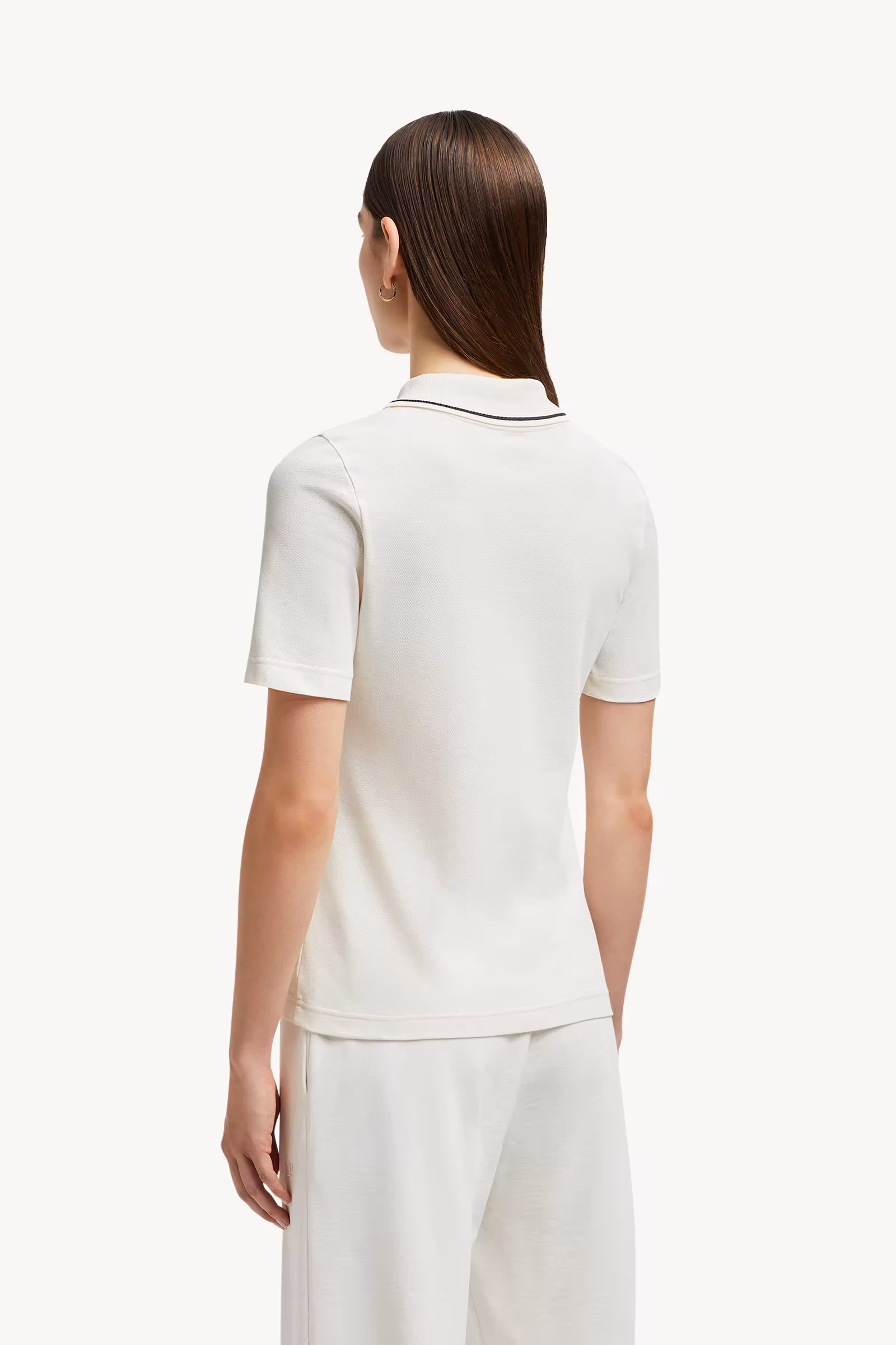 Logo Patch Cotton Piquet Polo Shirt