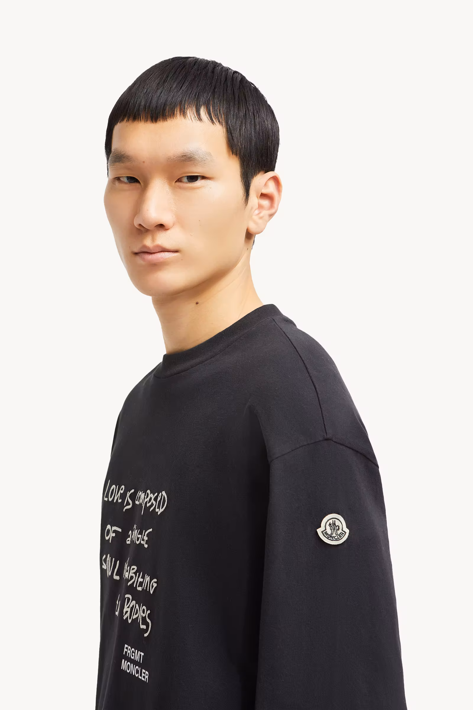 Moncler x FRGMT Embroidered Long Sleeve T-Shirt