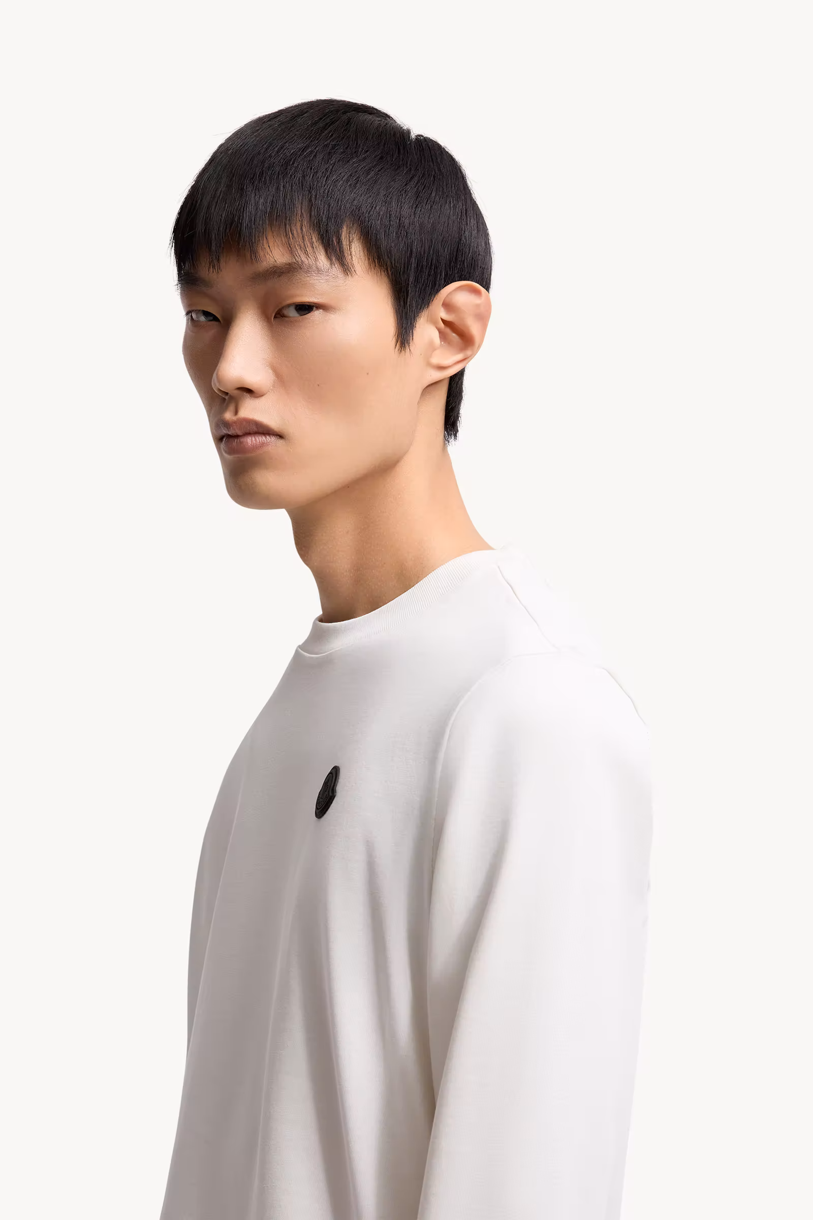 Graphic Logo Long Sleeve Cotton T-Shirt